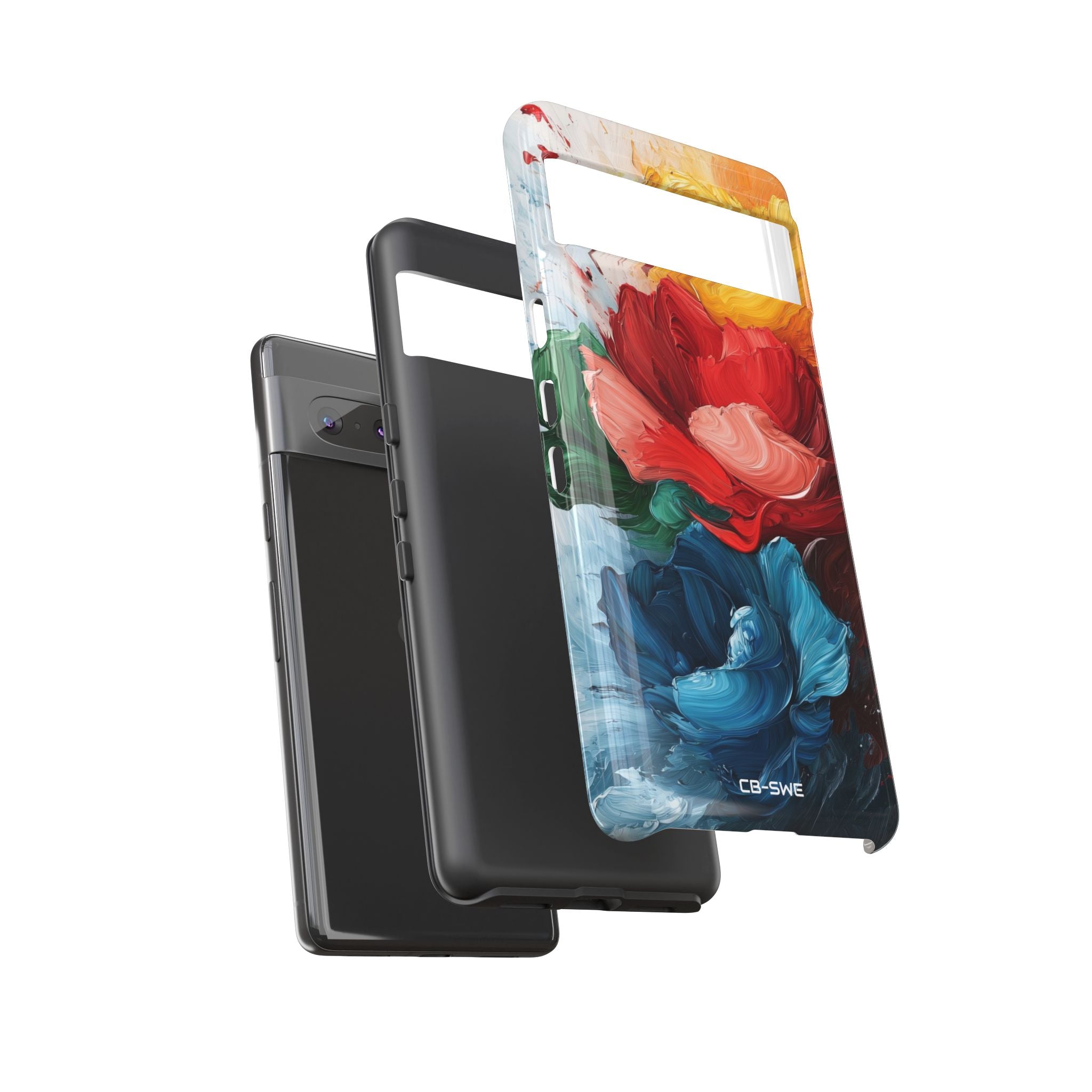 Vibrant Floral Dance - Google Pixel Case