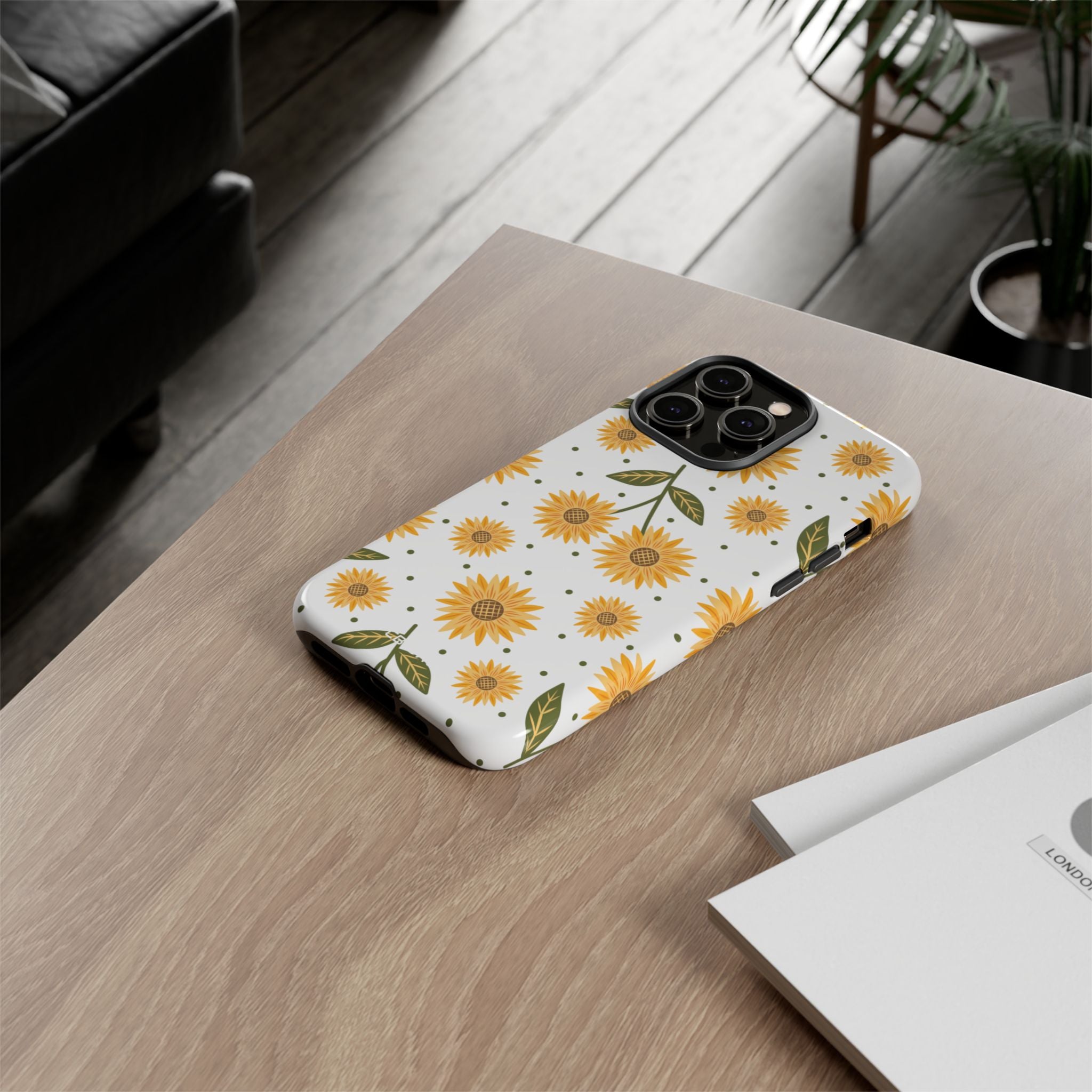 Sunflowers Dance Brightly - iPhone Case