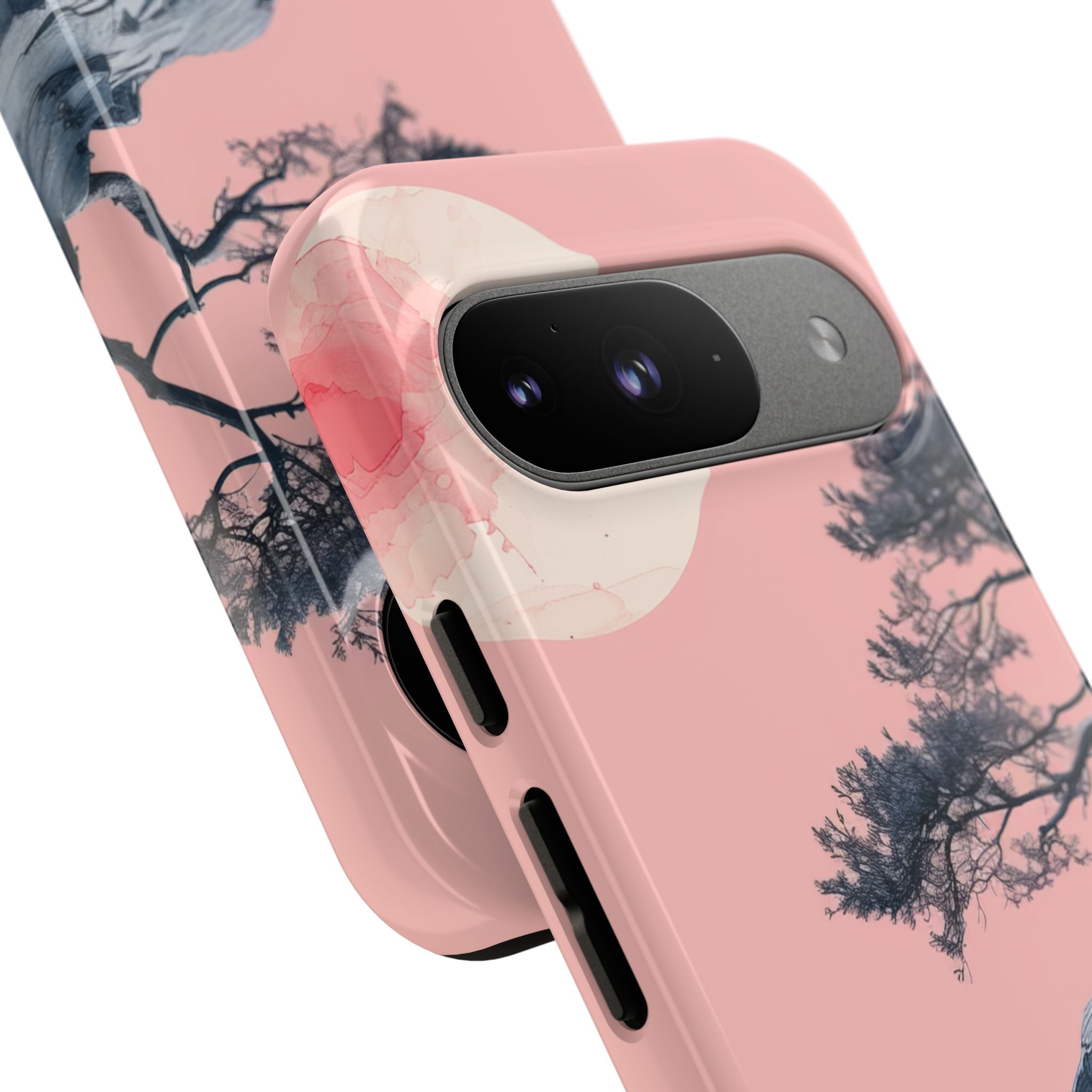 Solitudine sulla scogliera rosa Google Pixel 9 - Tough