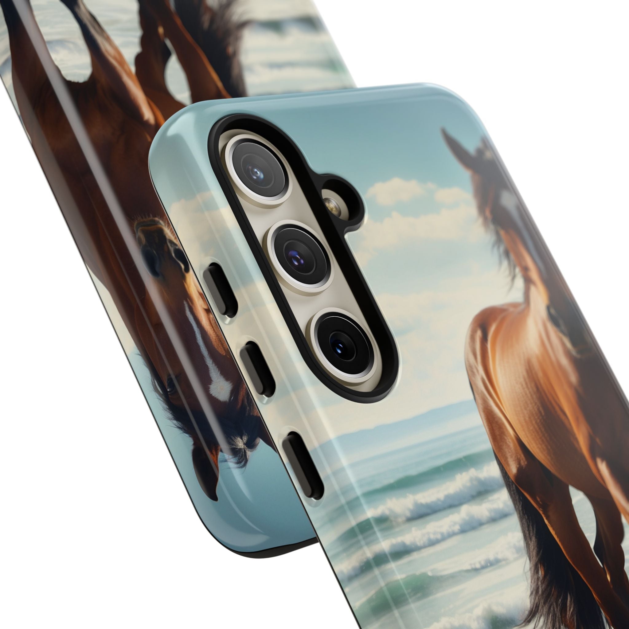 Horse Gallops Shoreline - Samsung Case