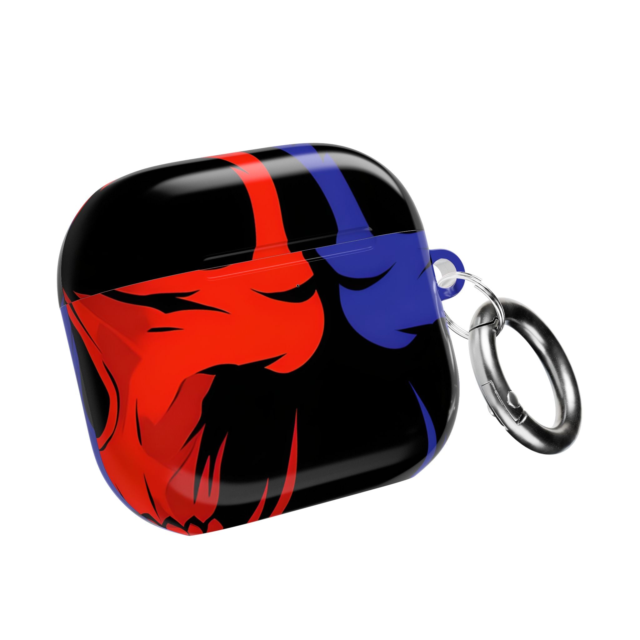 Dual Skulls RedBlue - AirPods Case
