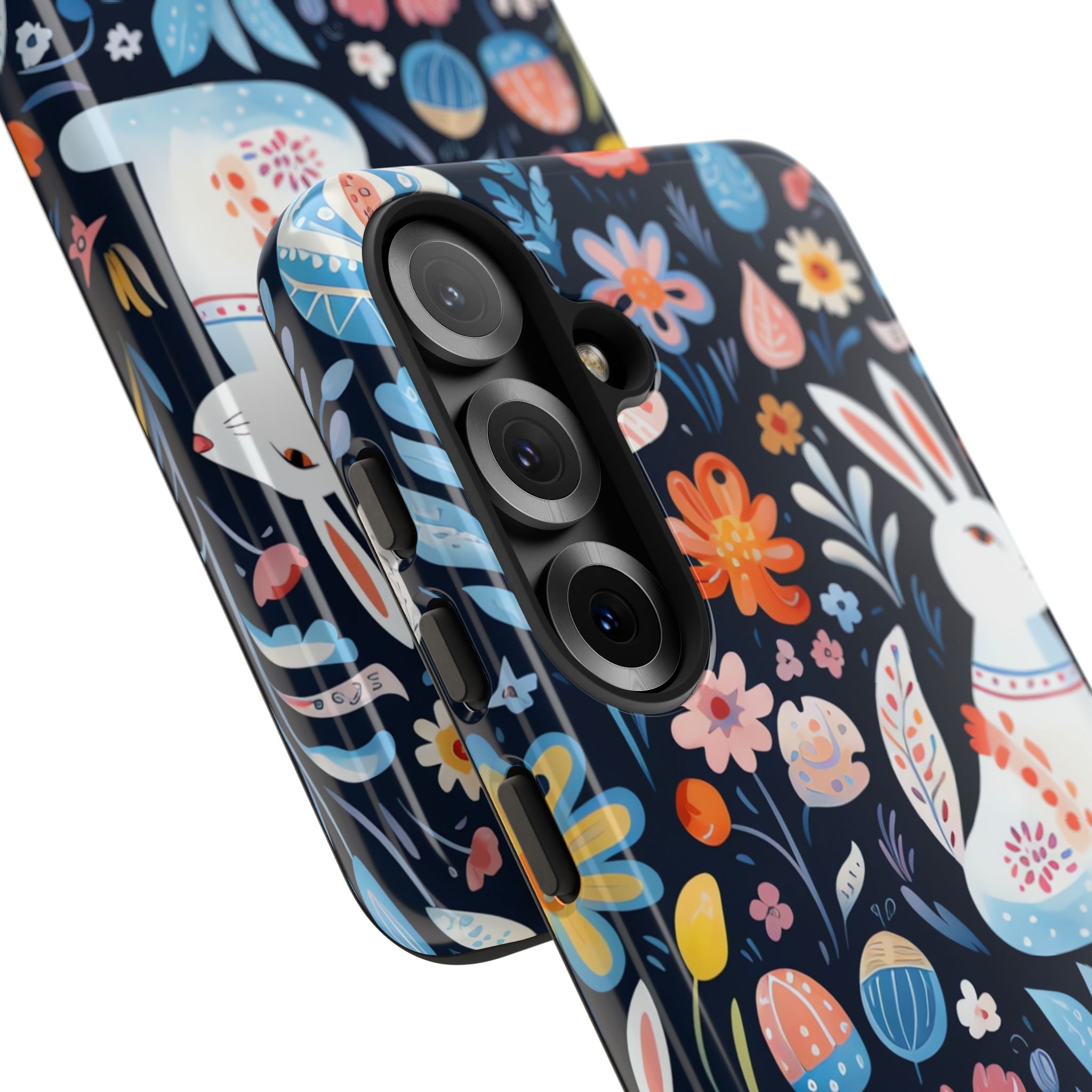 Bunnies Play Among Flowers - Samsung Case