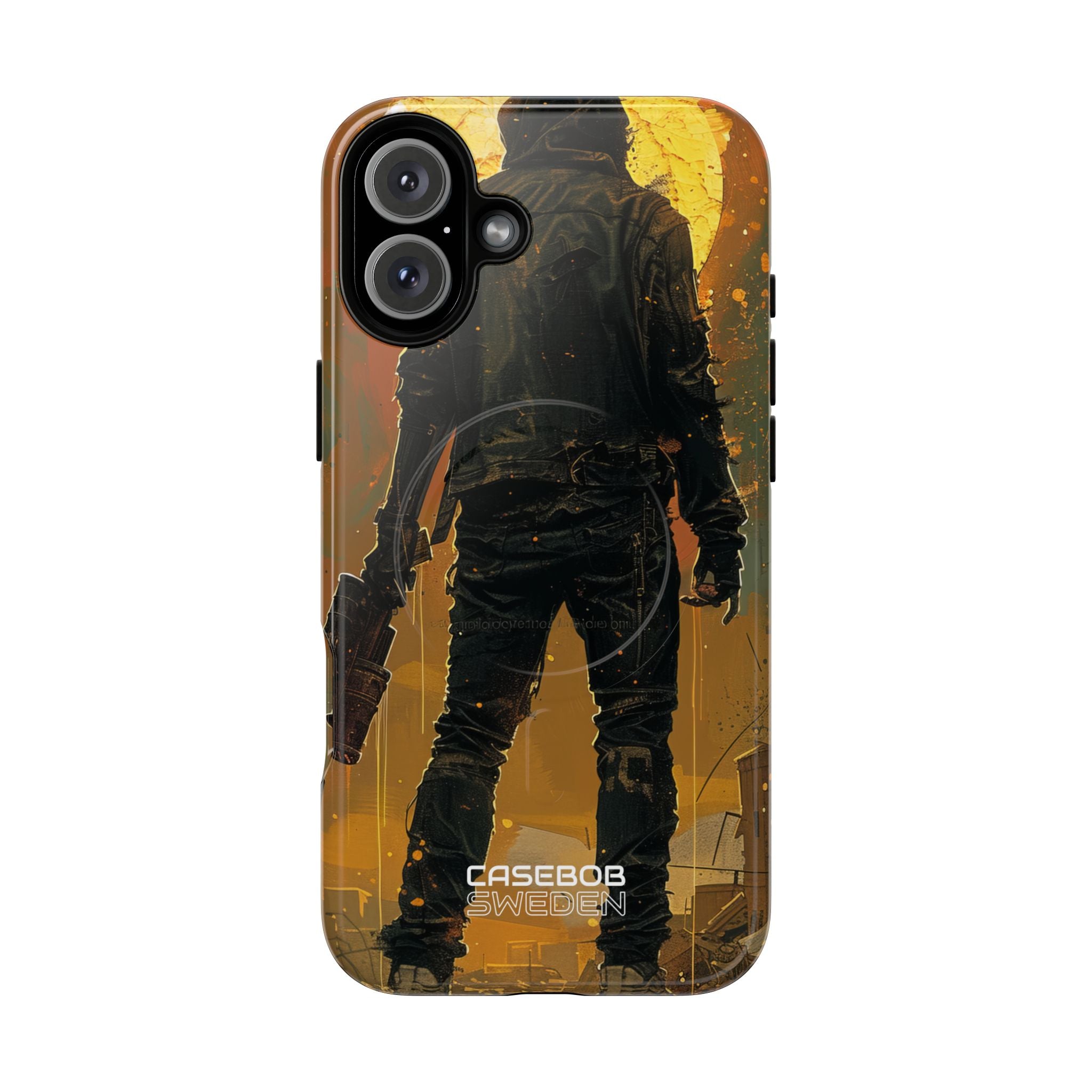 Crimson Fallout Horizon iPhone 16 - Tough+
