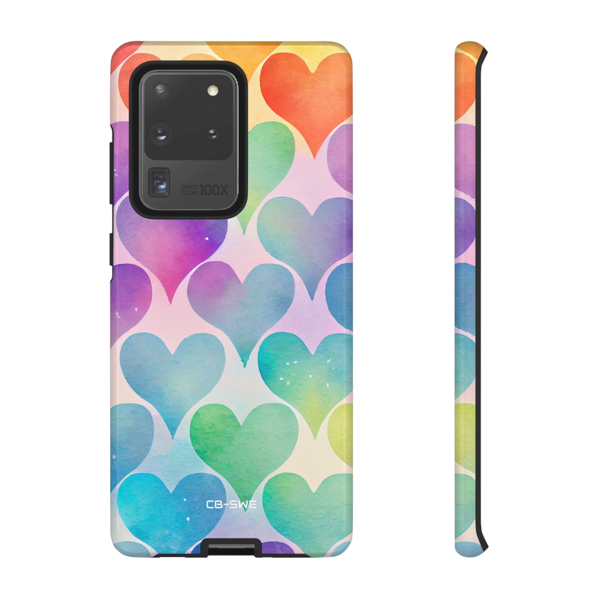 Watercolor Heart Symphony - Samsung Case
