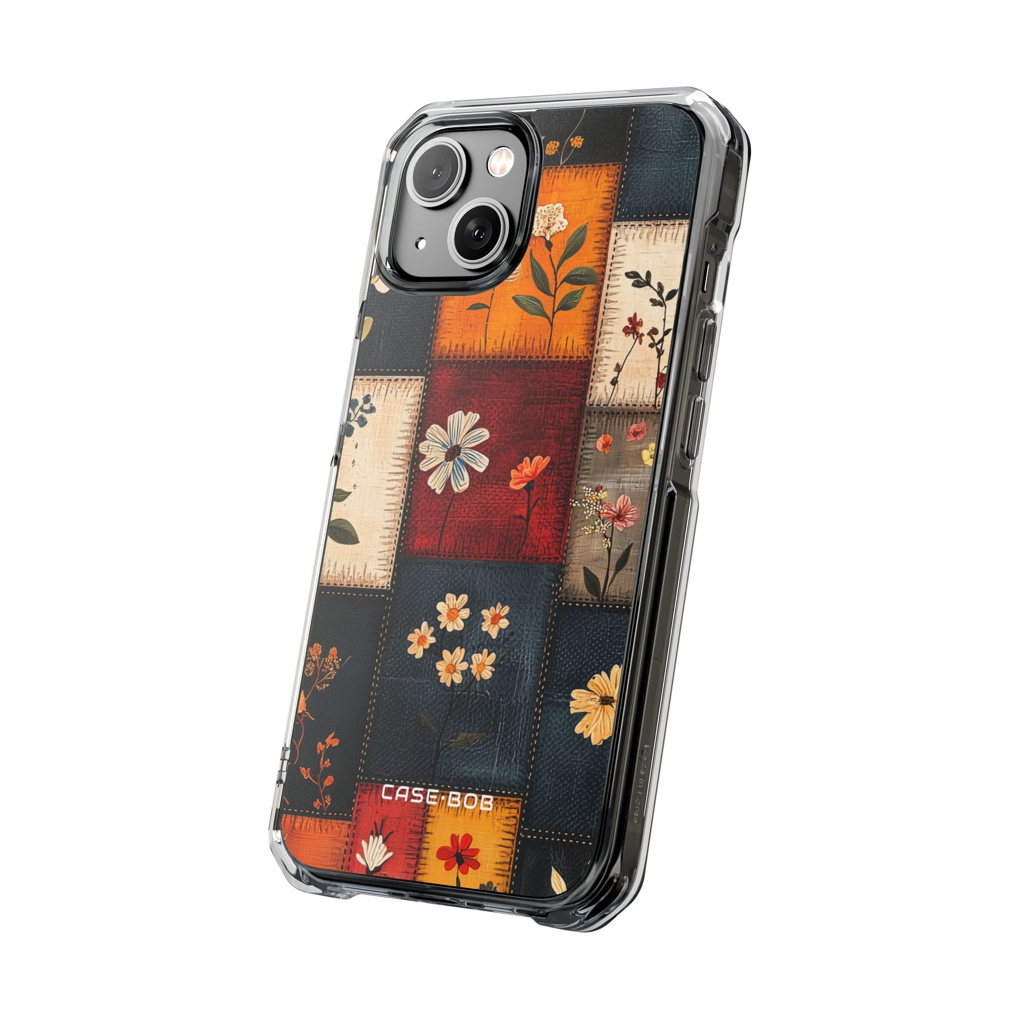 Patchwork Blooms iPhone 14 Case - Impact