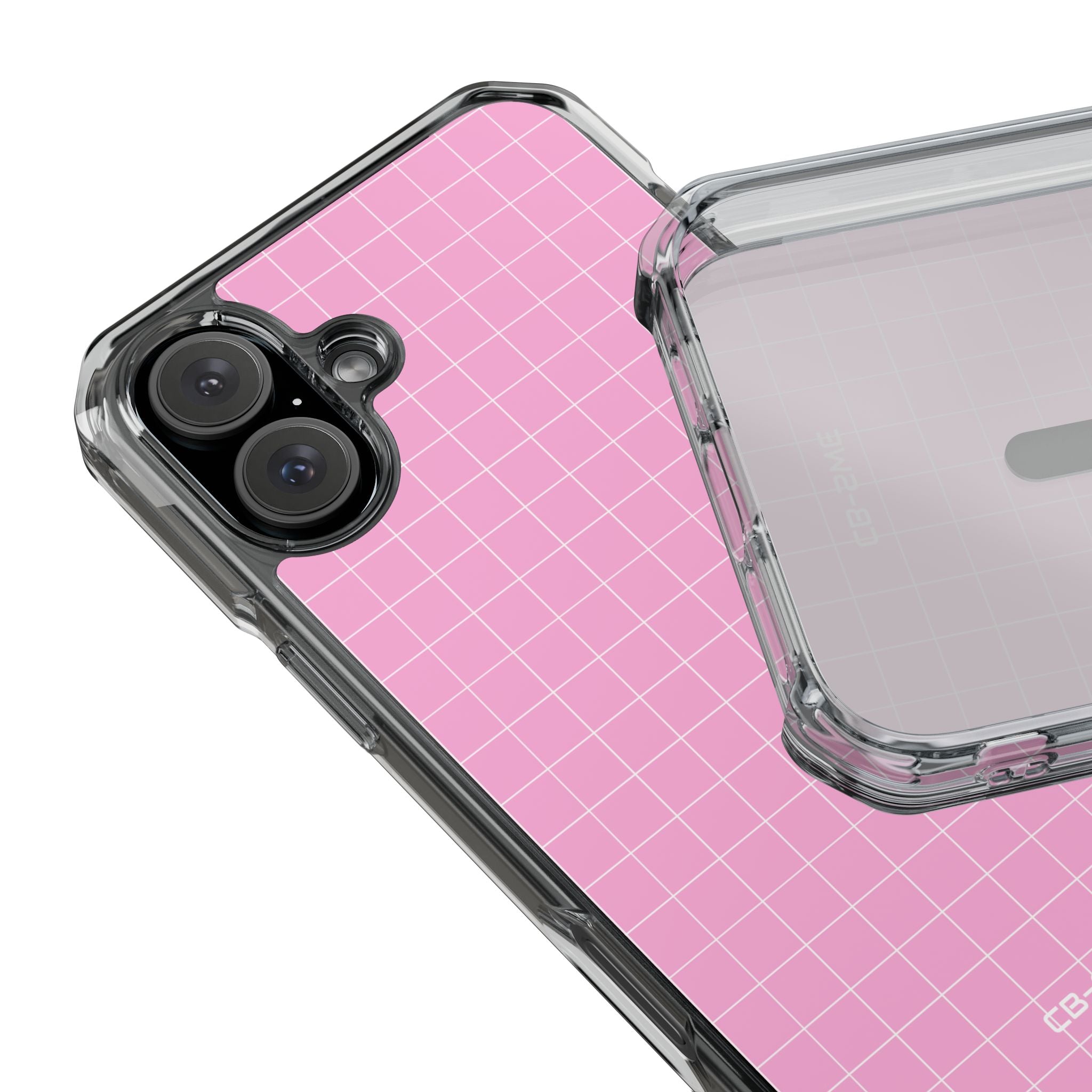 Pink Squares Align iPhone Case - Impact