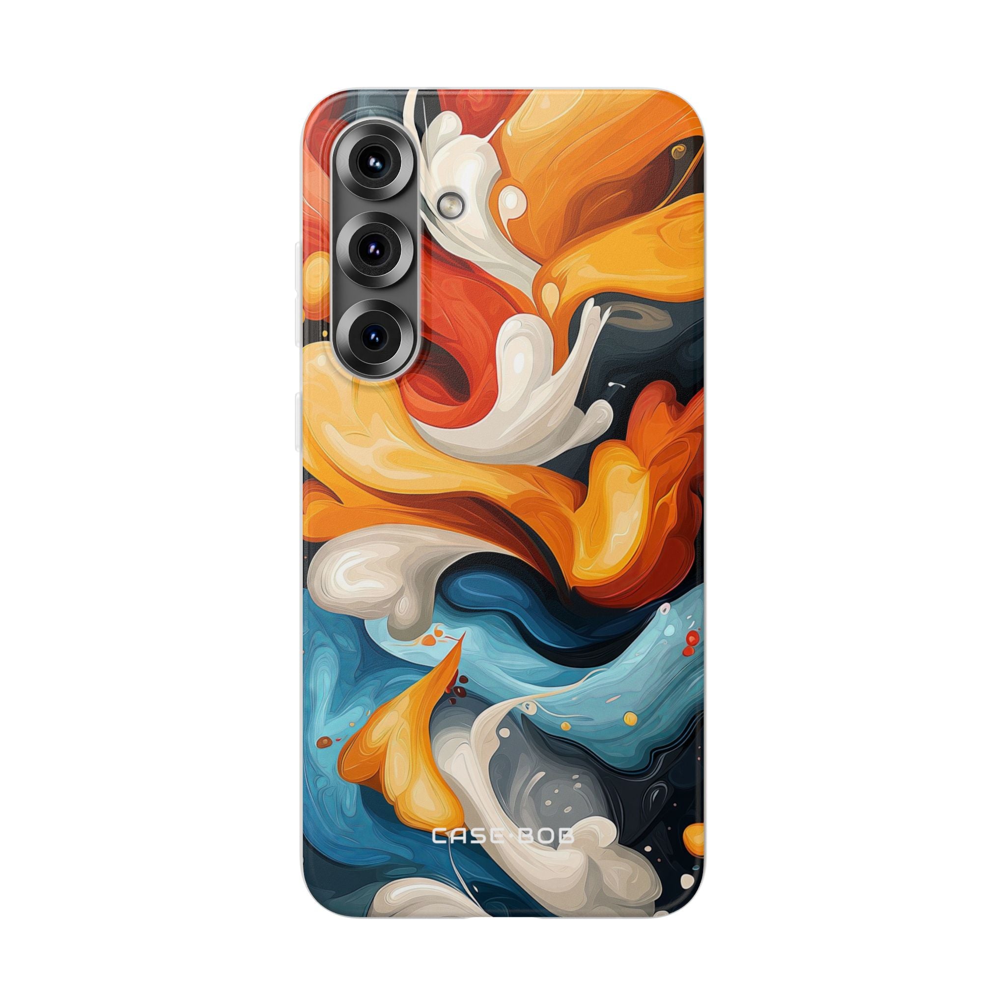 Flaming Swirls Samsung S25 Plus Case - Soft