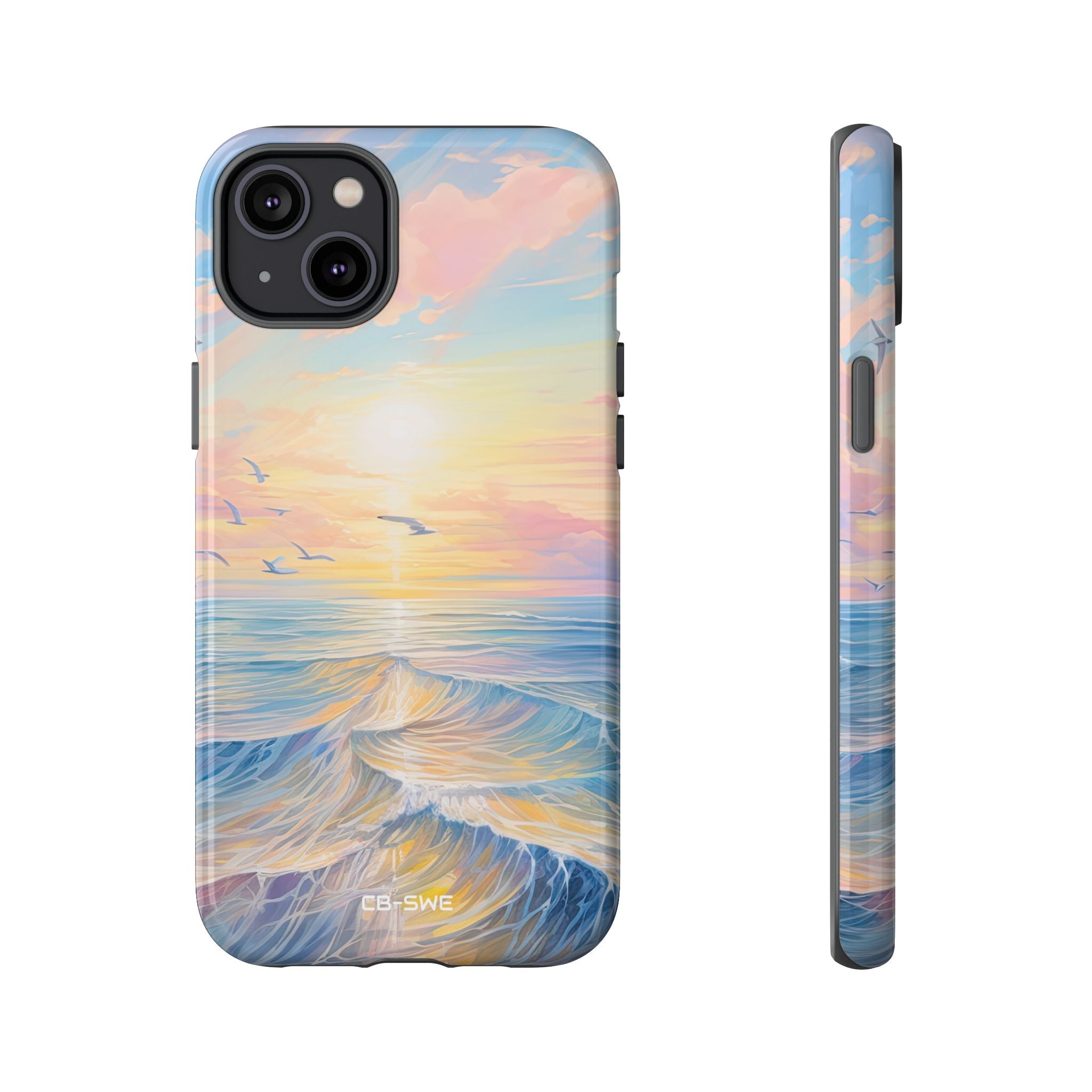 Gentle Waves Embrace - iPhone Case