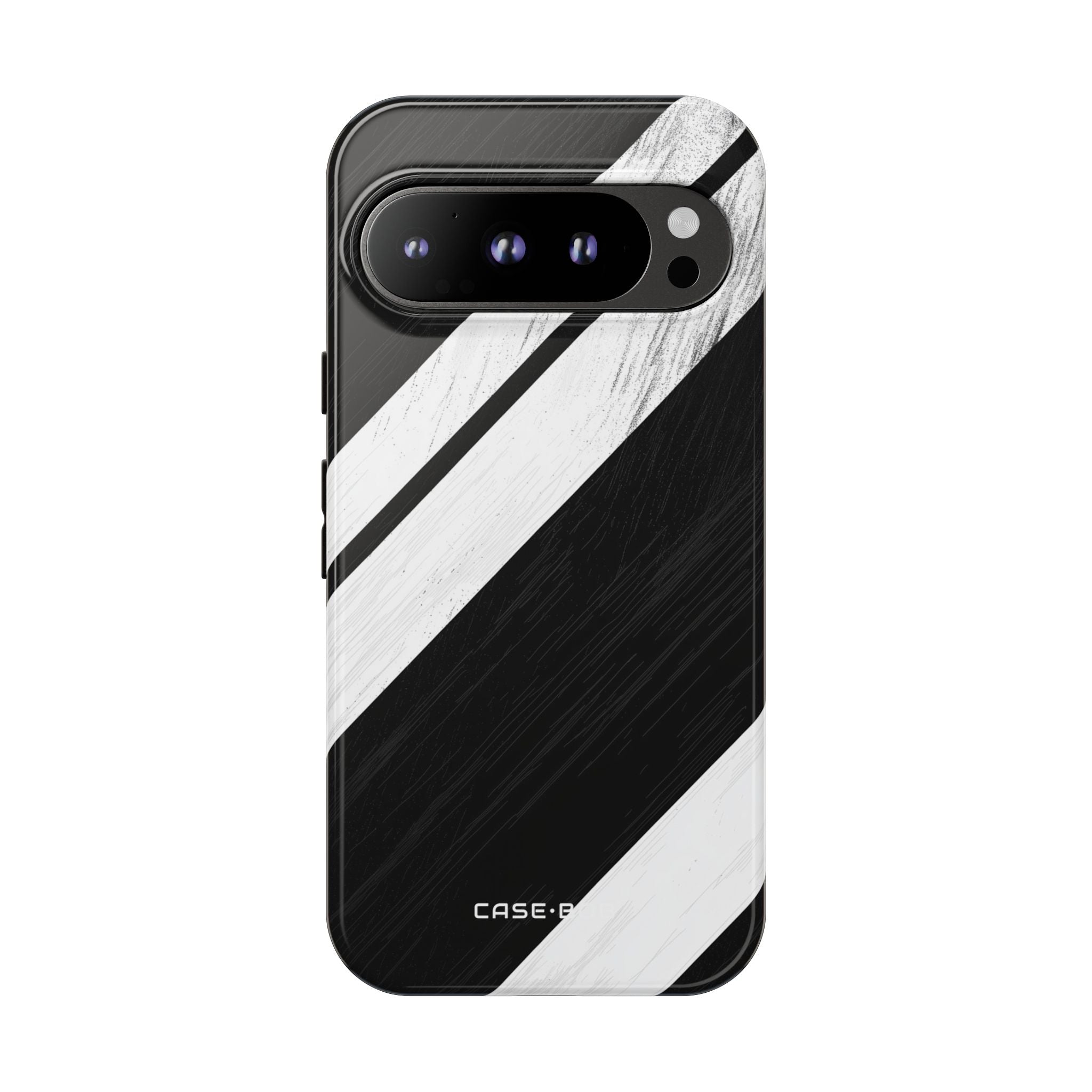 Distressed Stripe Motion Google Pixel 9 Pro Case - Tough