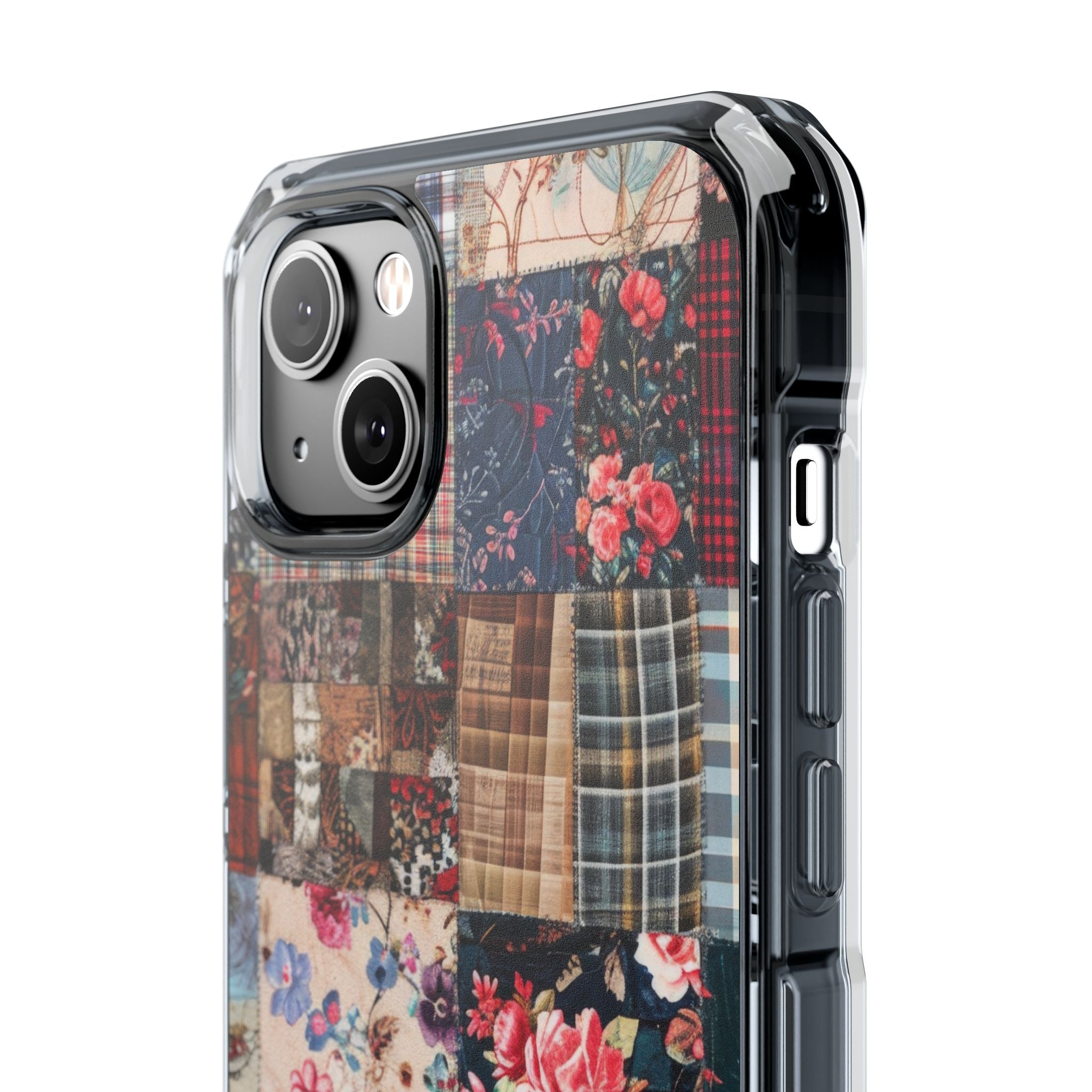 Patchwork Floral Quilt iPhone 14 - Impact Clear+