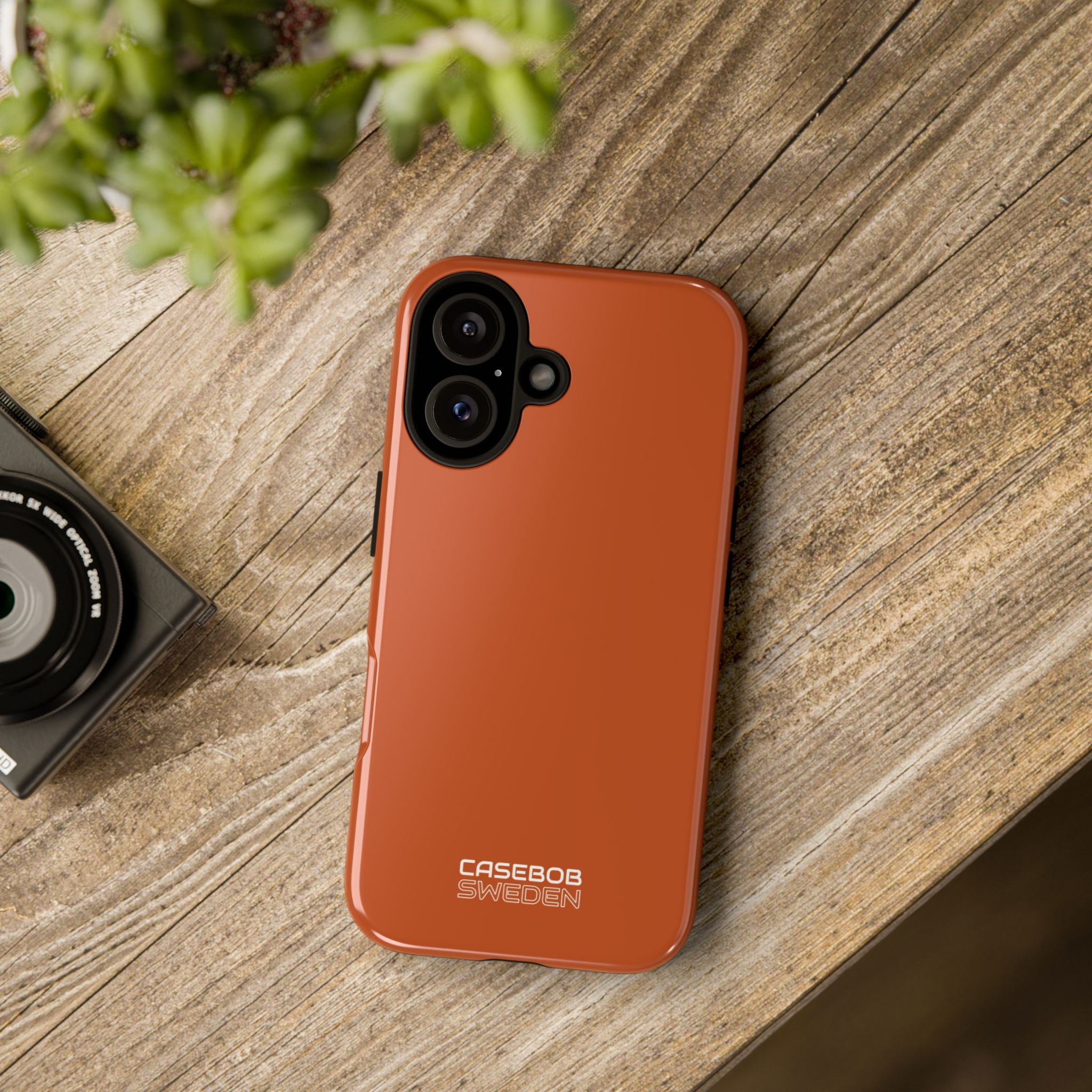 Gebrand oranje iPhone 16 - Tough