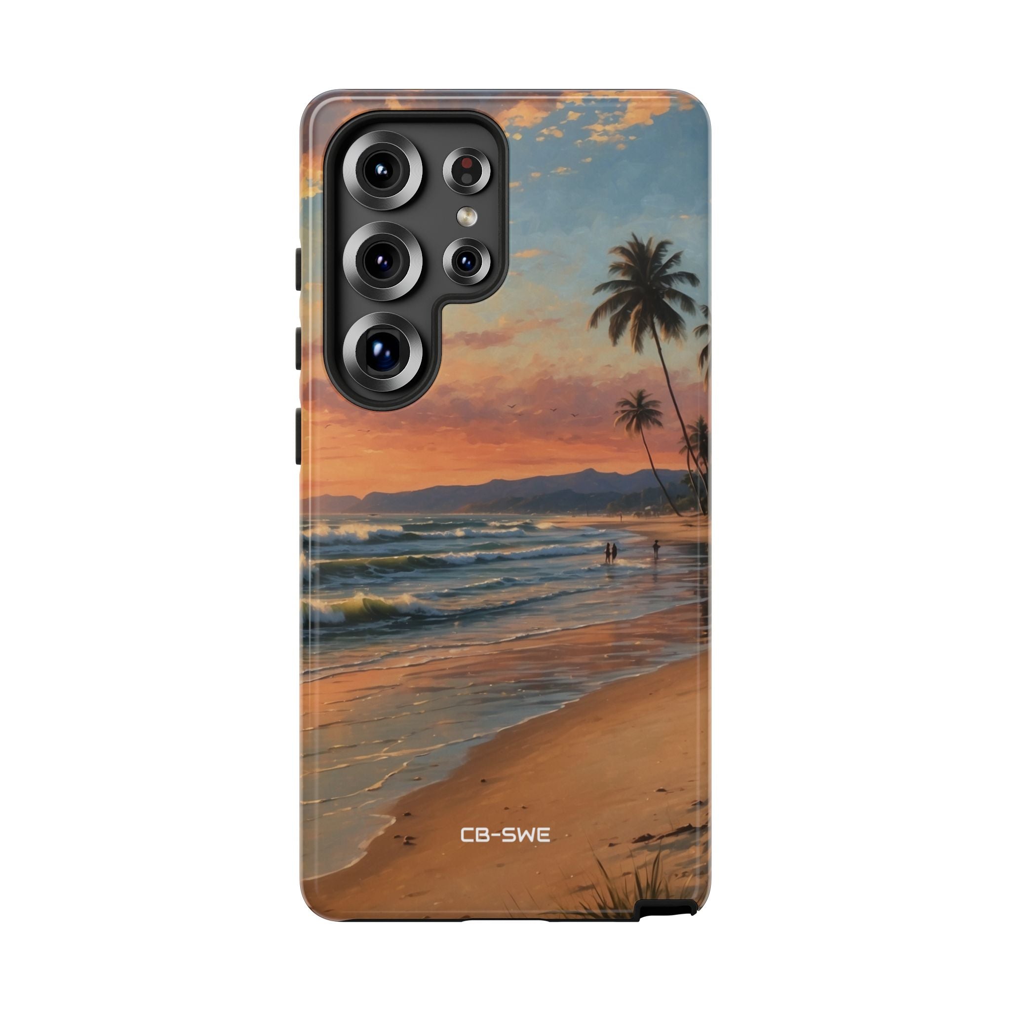 Golden Waves Embrace - Samsung Case