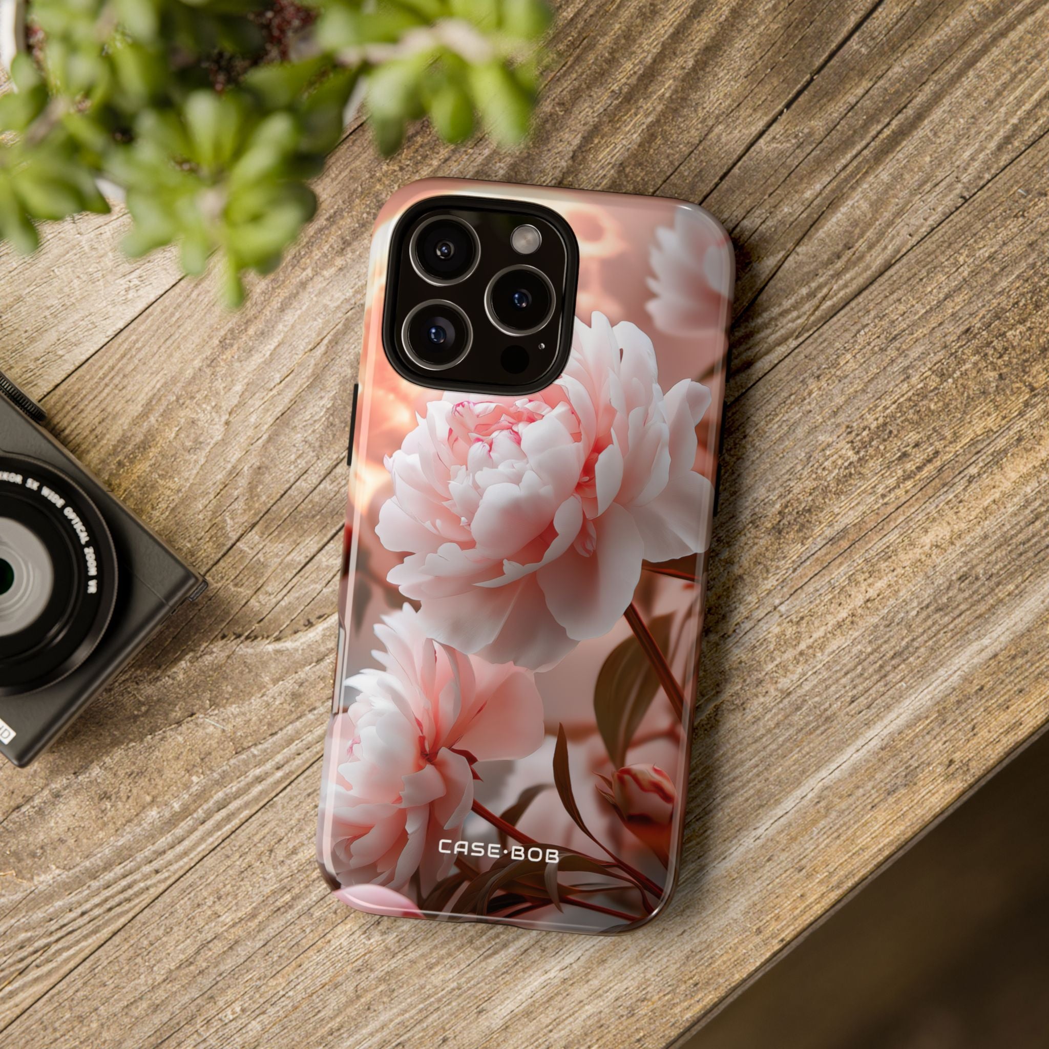 Peony Moonlight iPhone 16 Pro Max Case - Tough