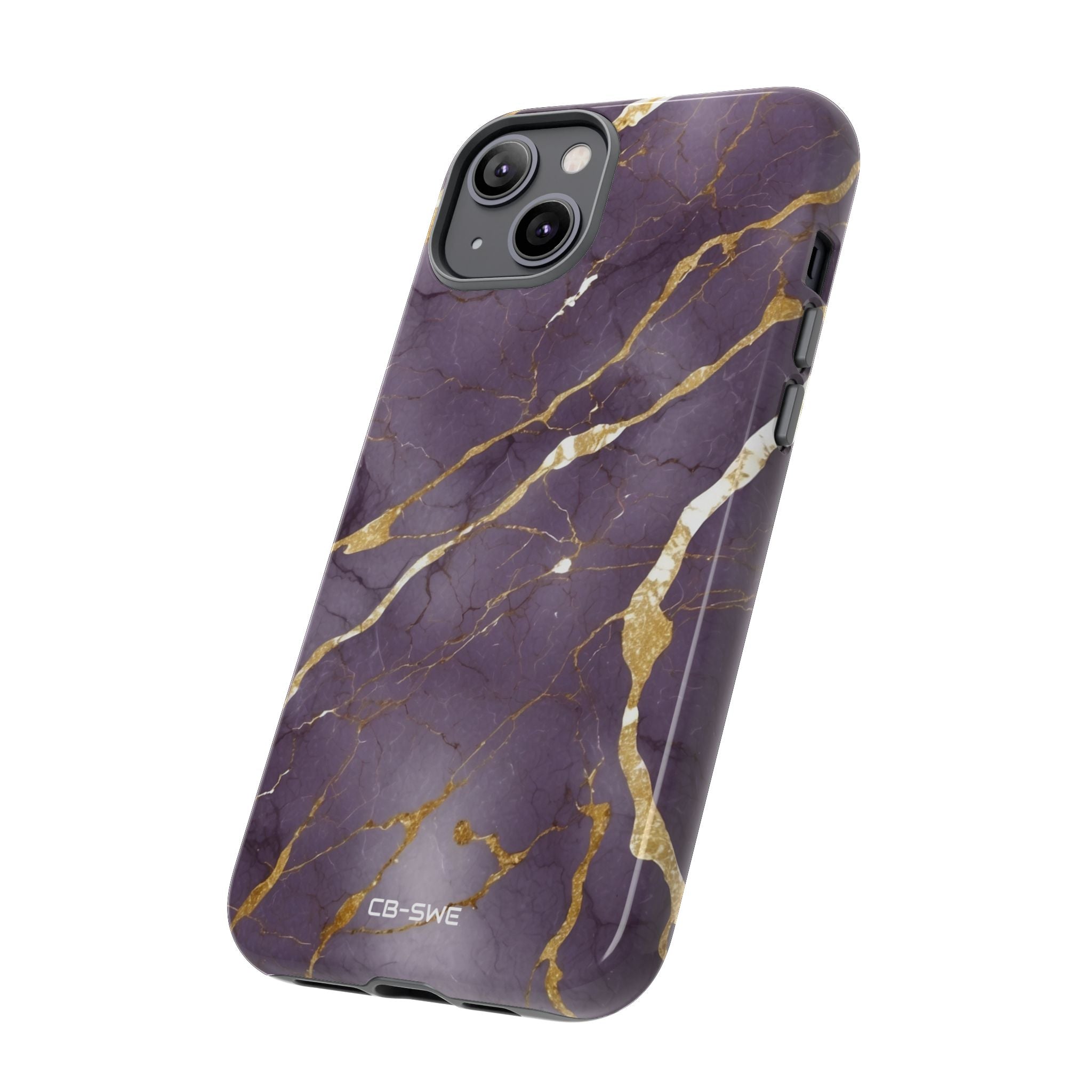 Golden Veins Flowing - iPhone Case