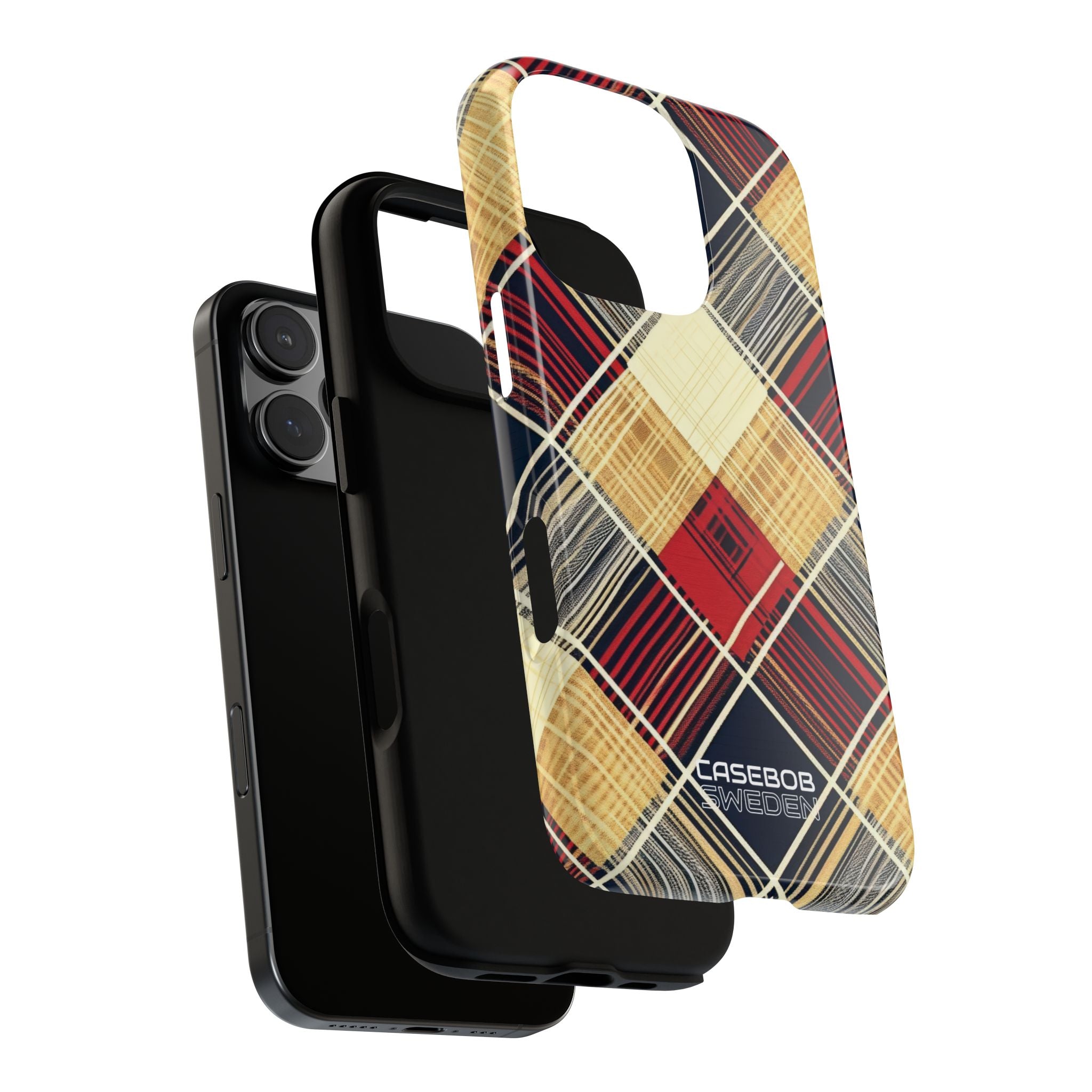 Plaid Diamond Tapestry iPhone 16 - Tough
