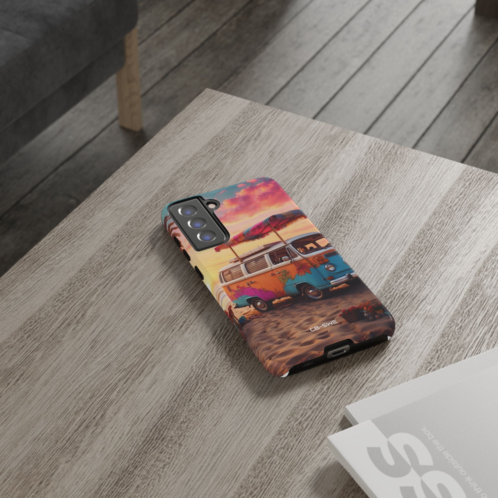 **Van Rests at Shore** - Samsung Case