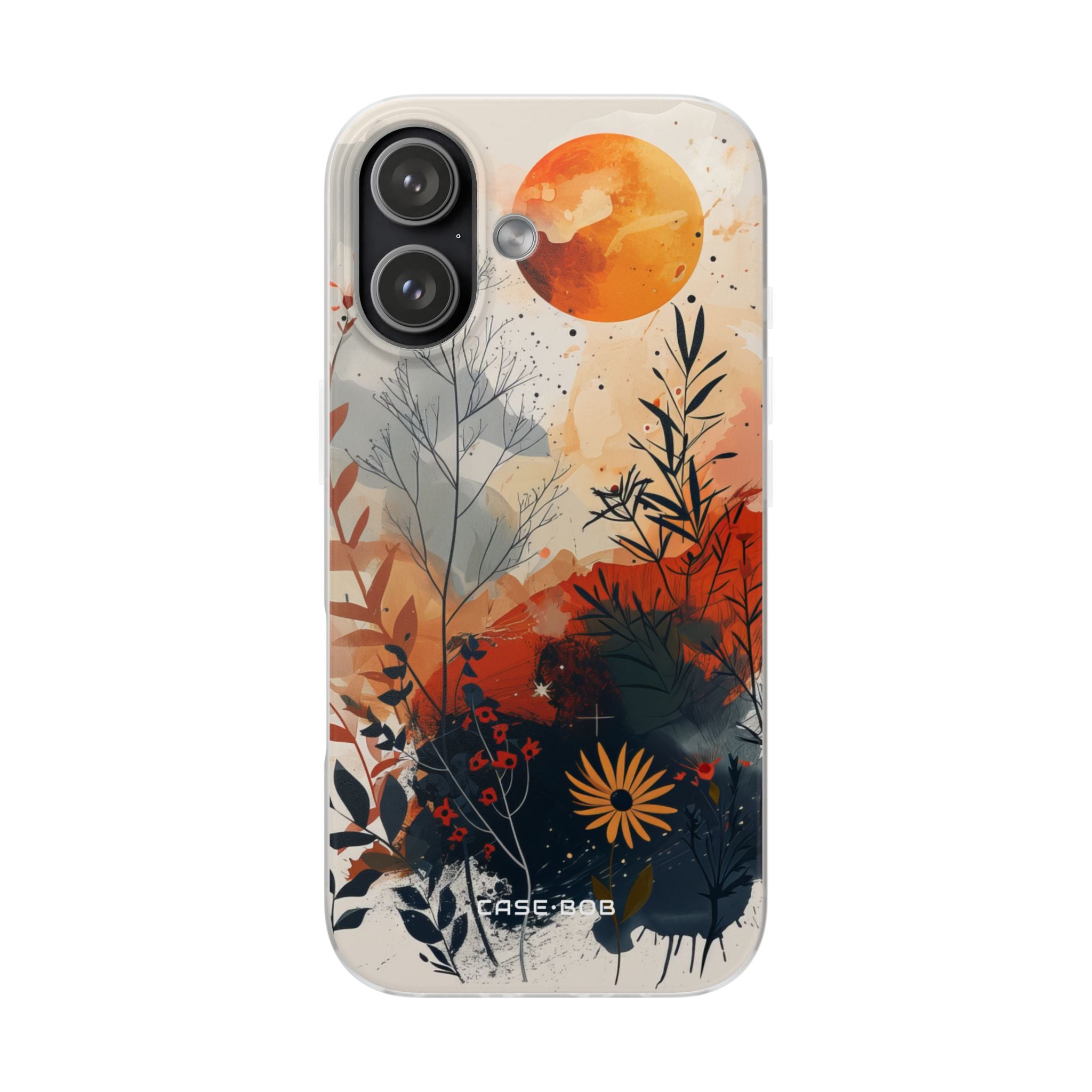 Orange Solstice iPhone 17 Case - Soft