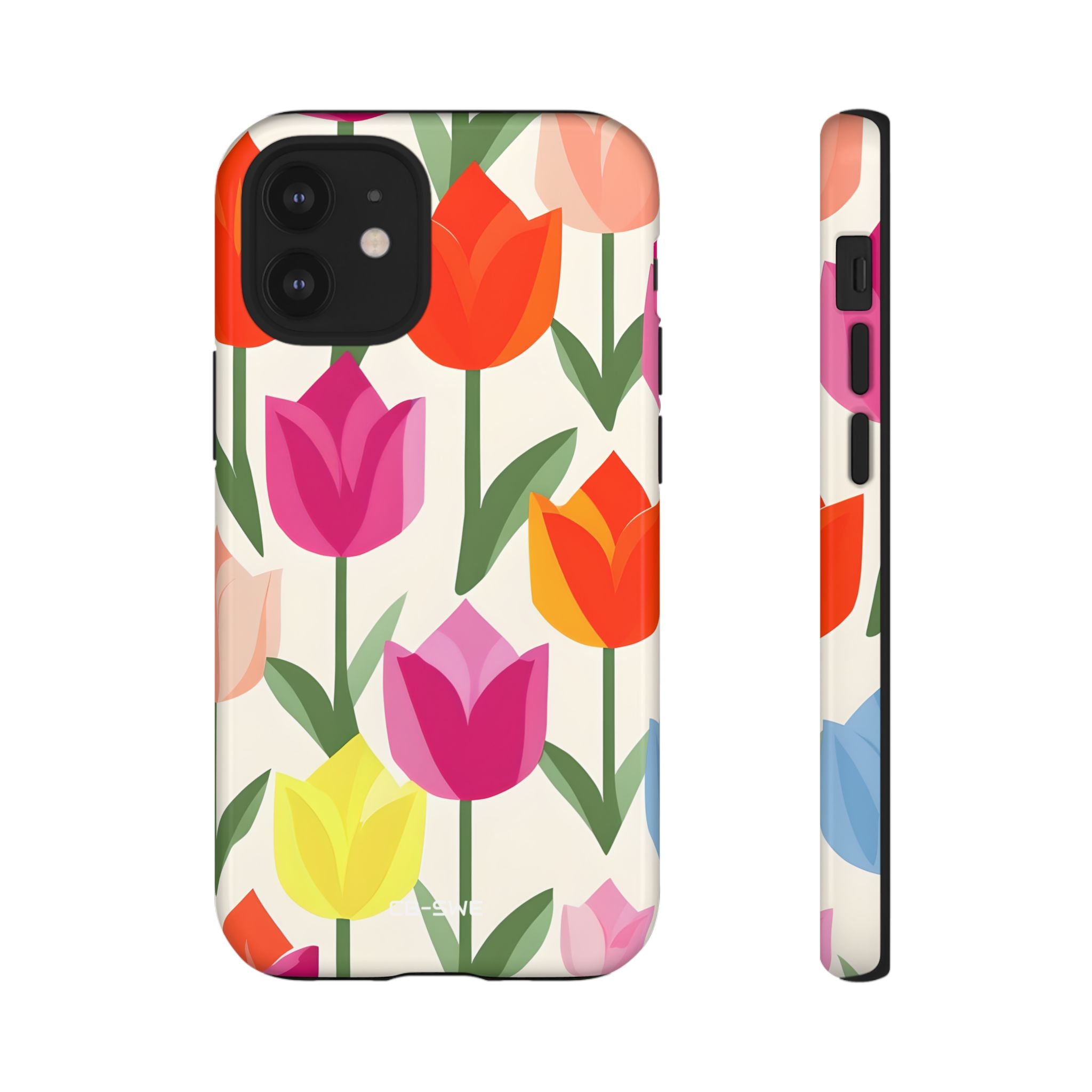 Vibrant Tulip Array - iPhone Case