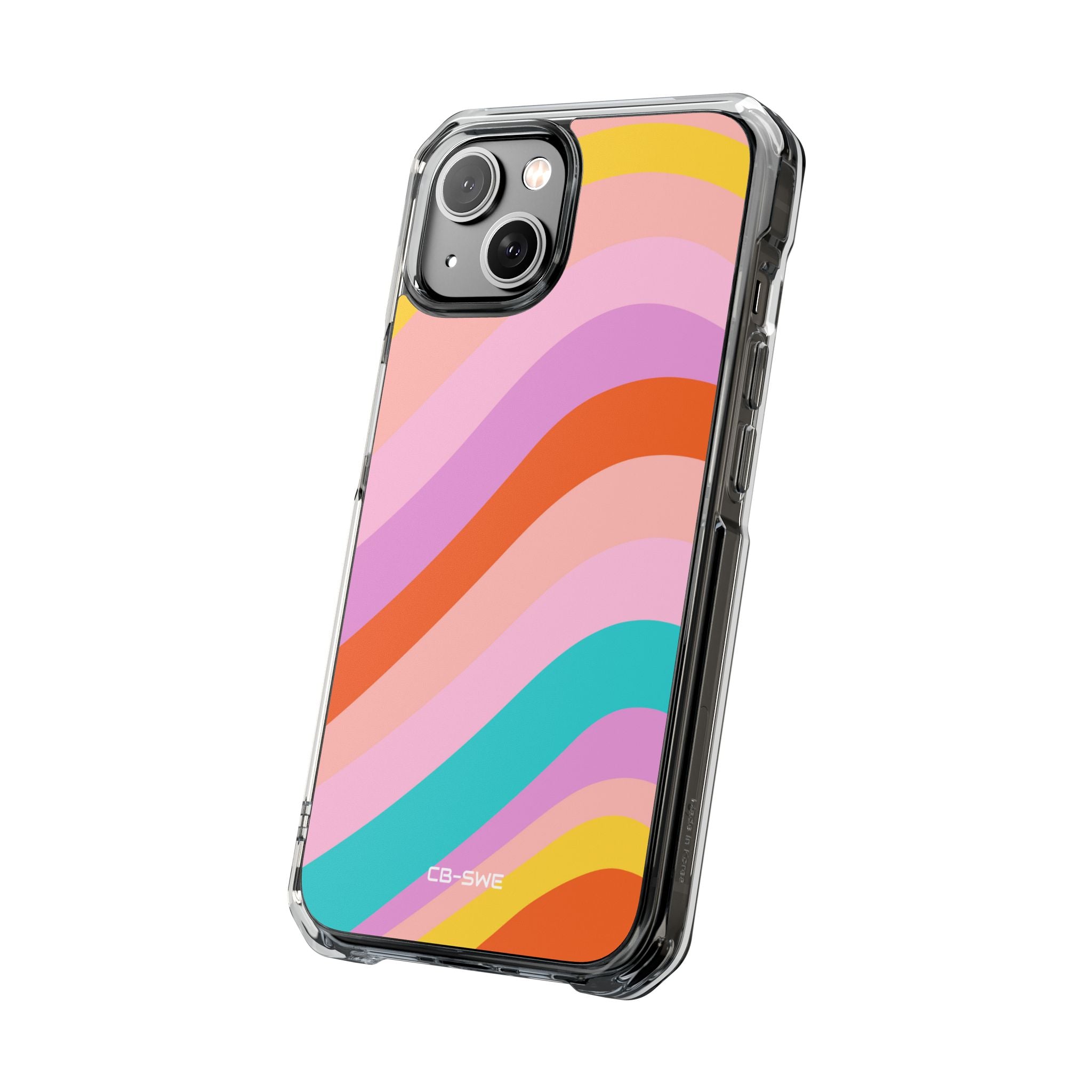 Fluid Color Waves iPhone Case - Impact