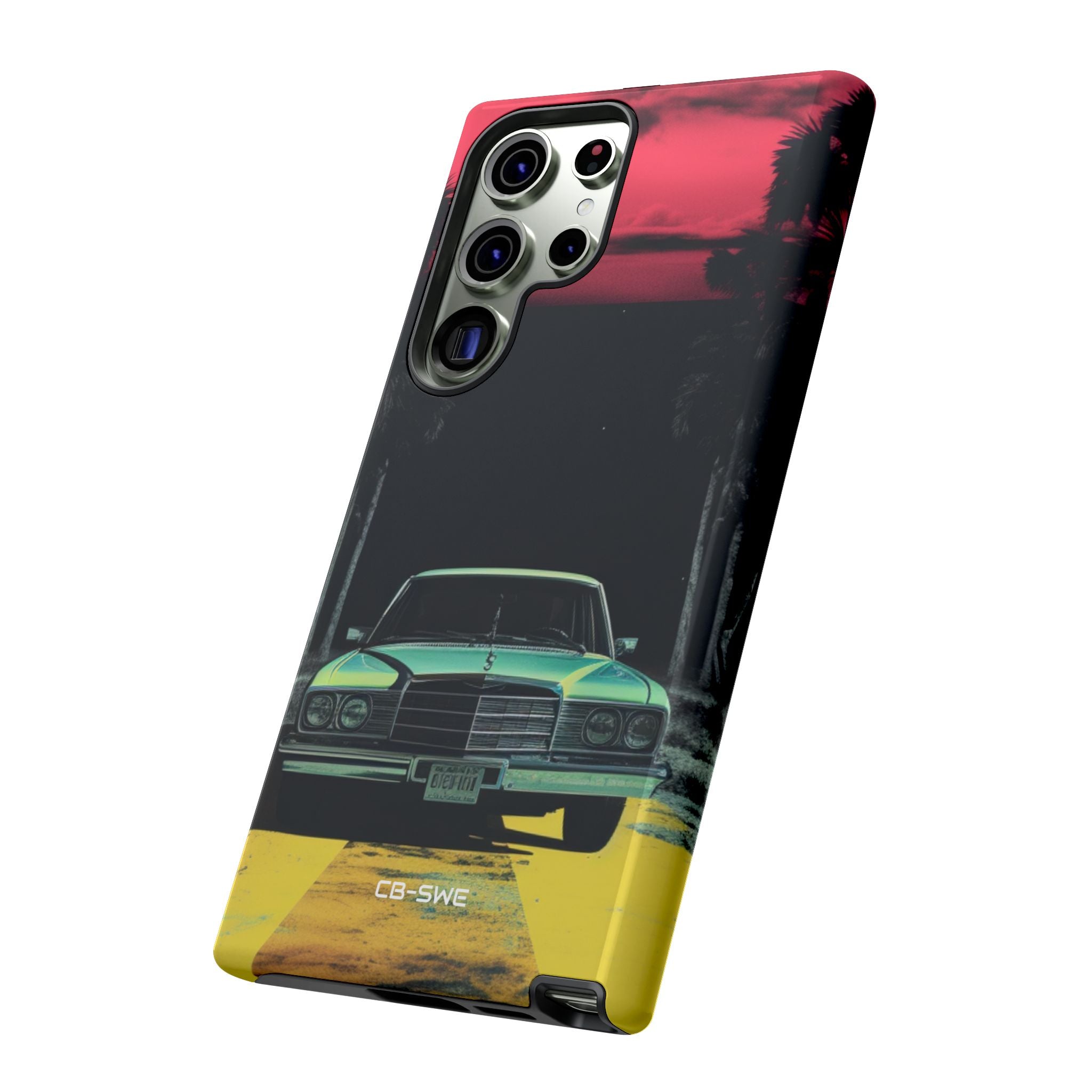 Retro Futuristic Nightscape - Samsung Case