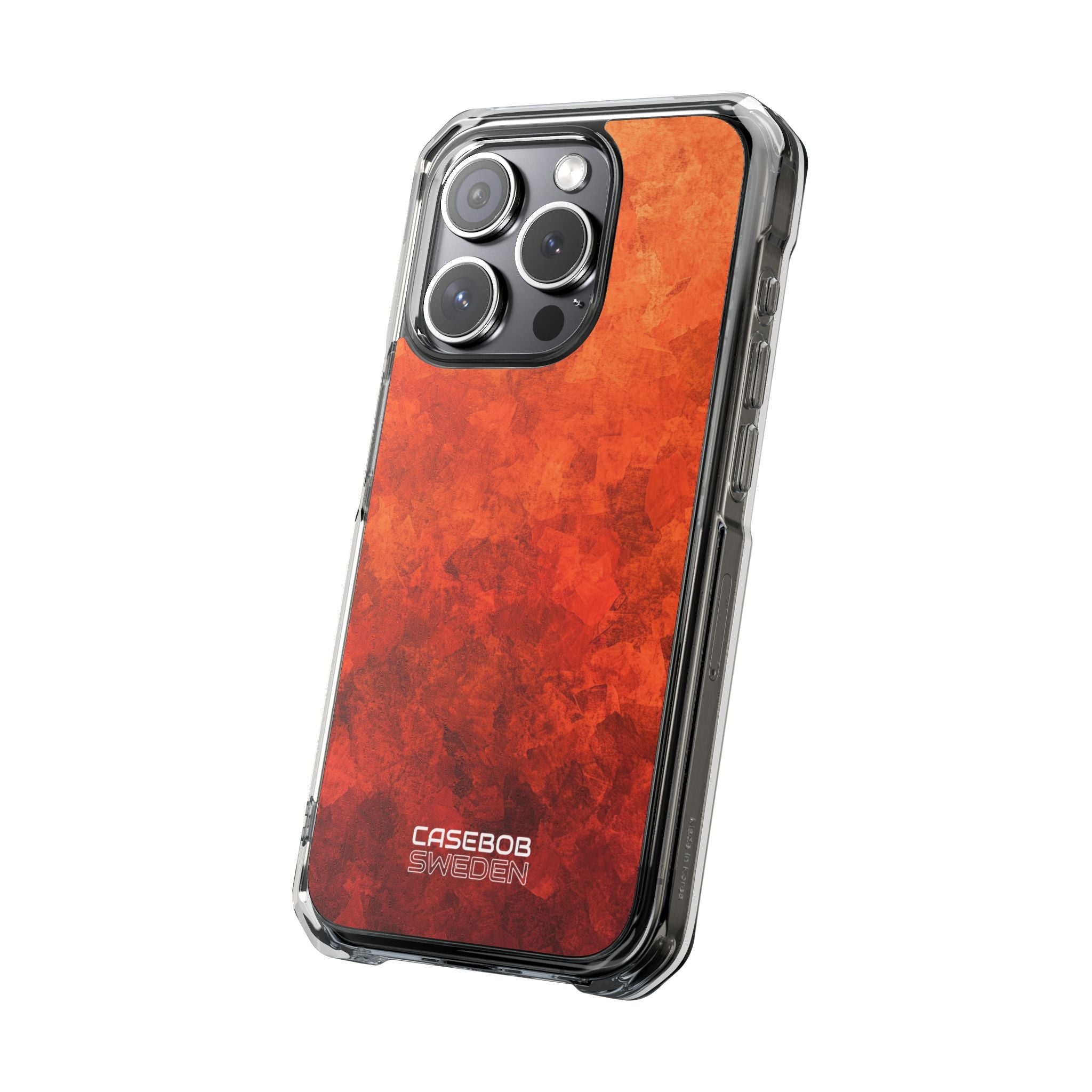 Strati d'Autunno Cremisi iPhone 15 - Impact Clear+