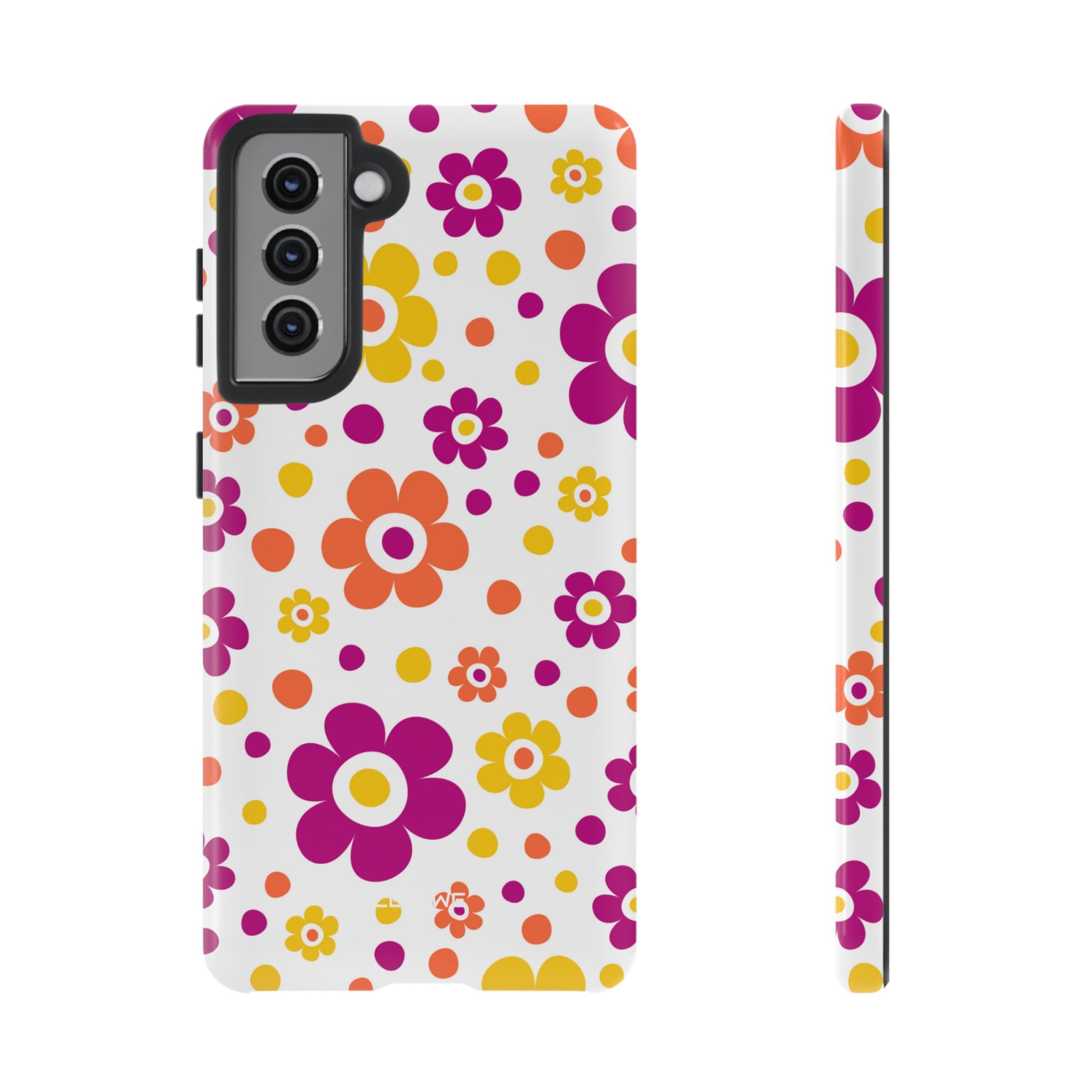 Retro Floral Playfulness - Samsung Case