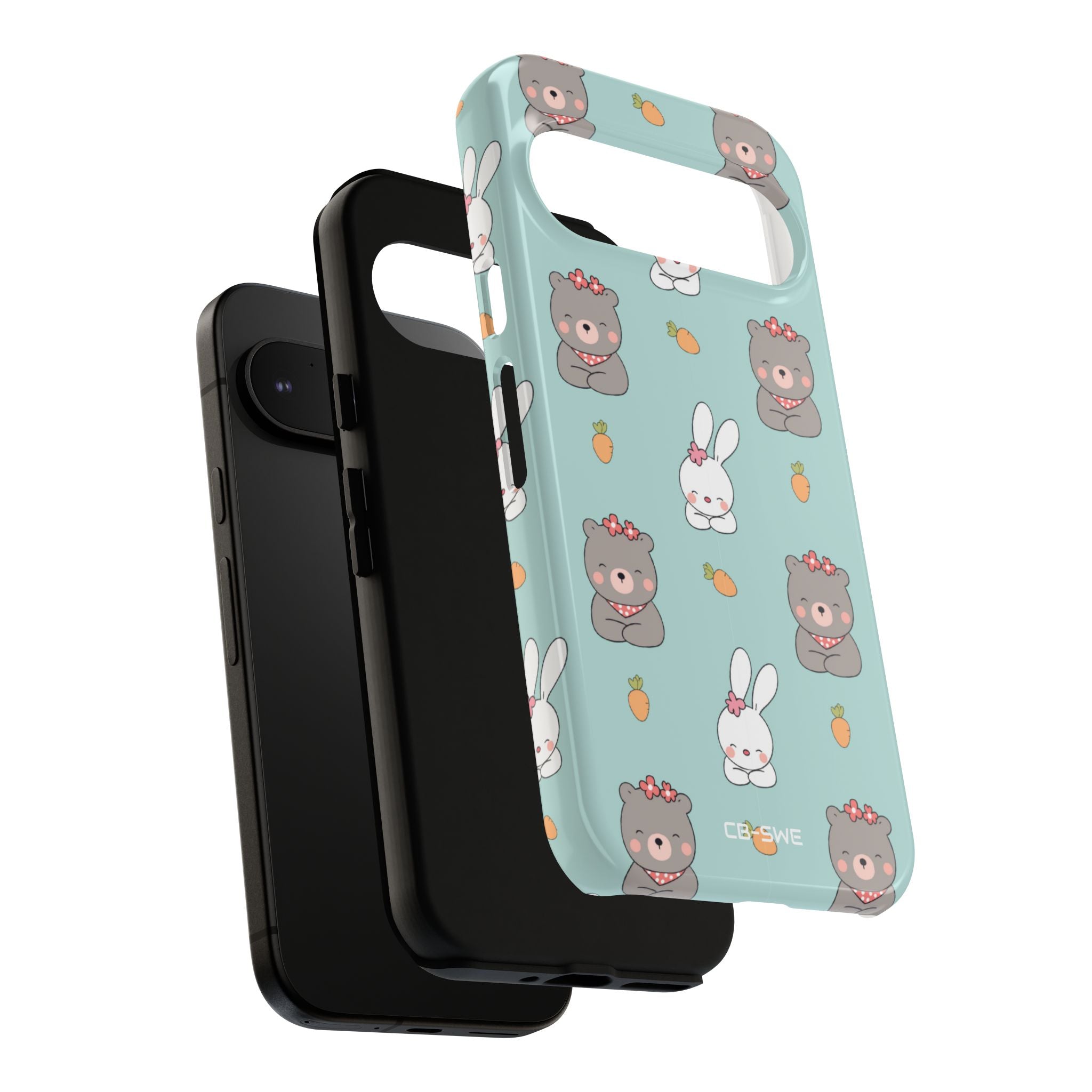 Bunnies Gather Carrots - Google Pixel Case