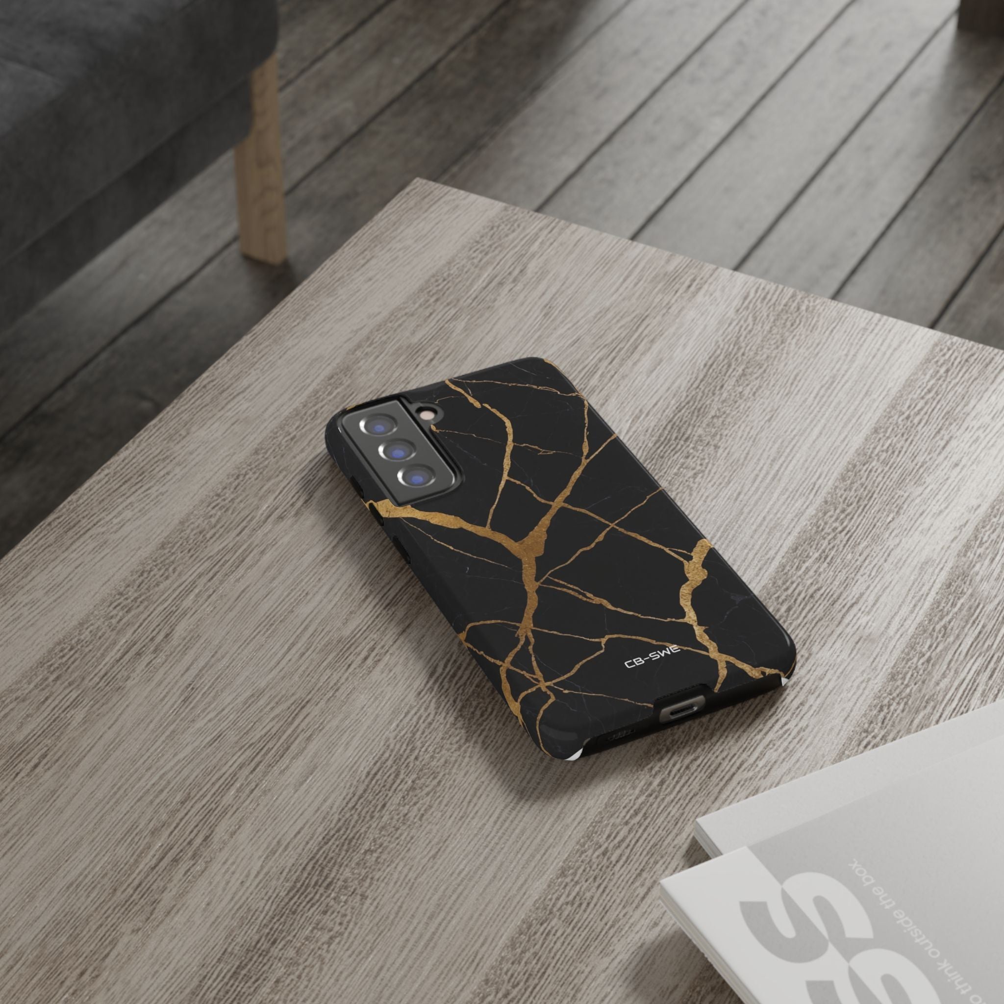 Golden Veins Twist - Samsung Case
