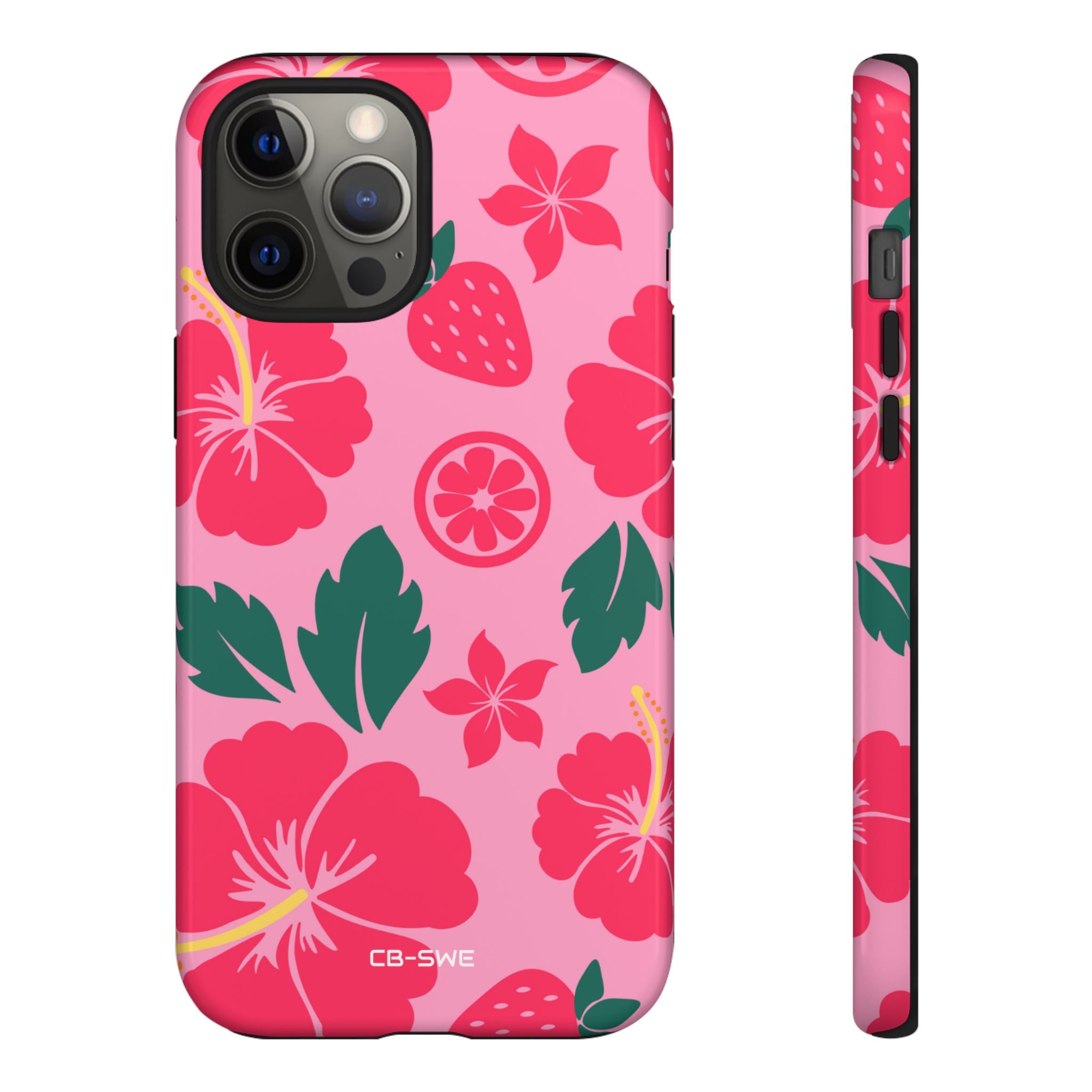 Tropical Hibiscus Harmony - iPhone Case