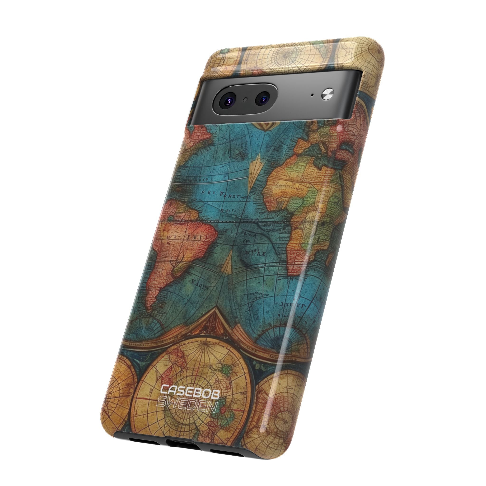Mappa del mondo vintage Google Pixel 7 - Tough