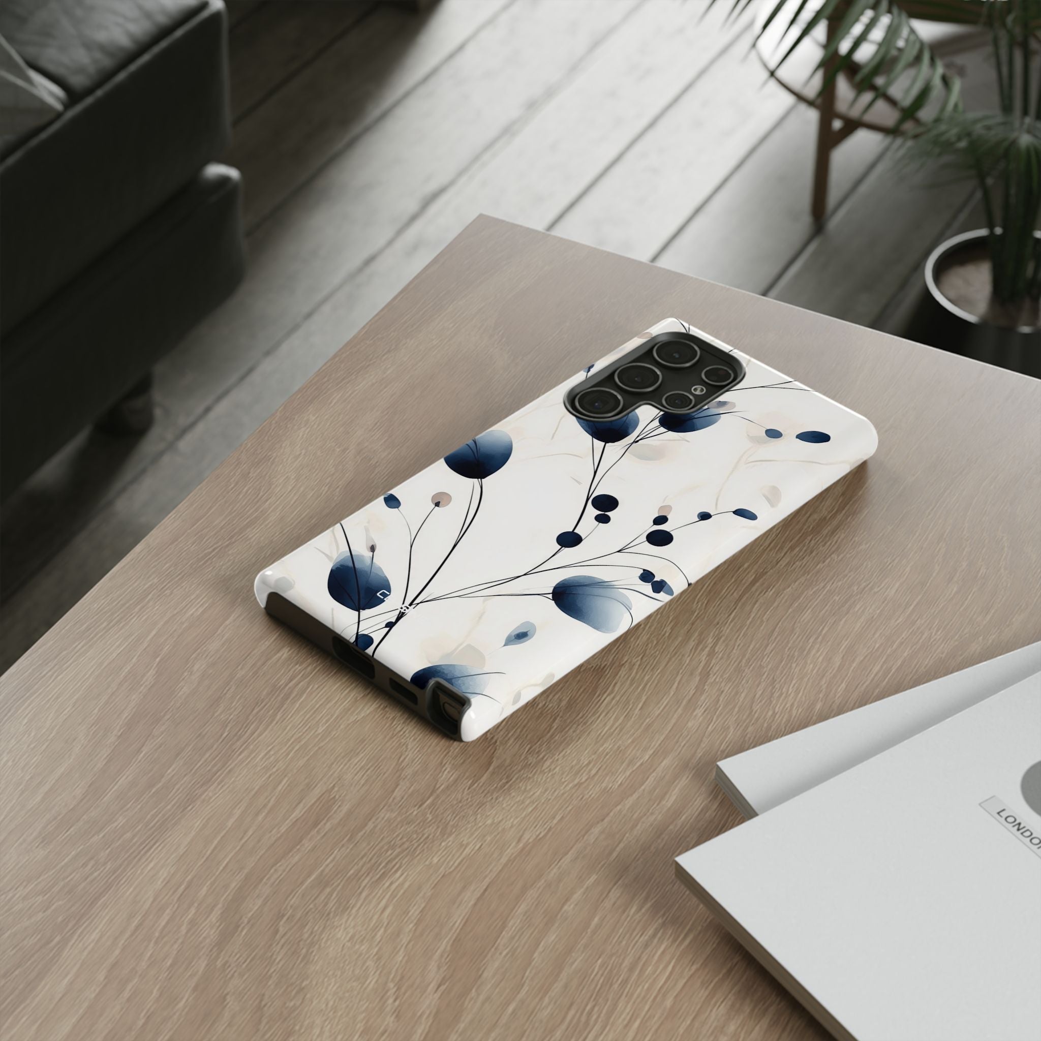 Floral Harmony Blue - Samsung Case