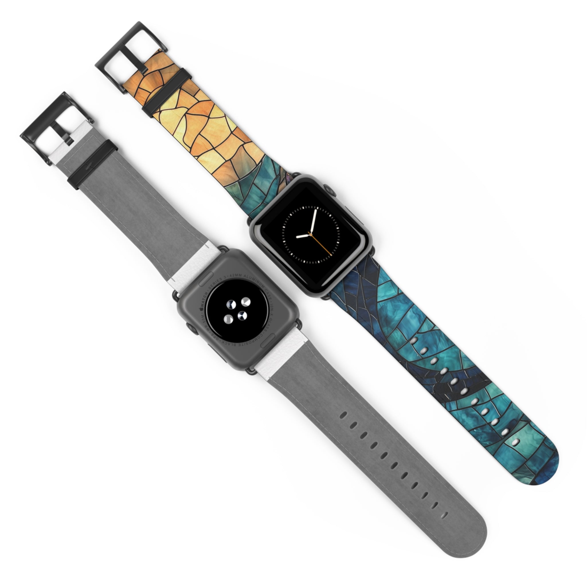 Blue Whale Mosaic - Watch Band