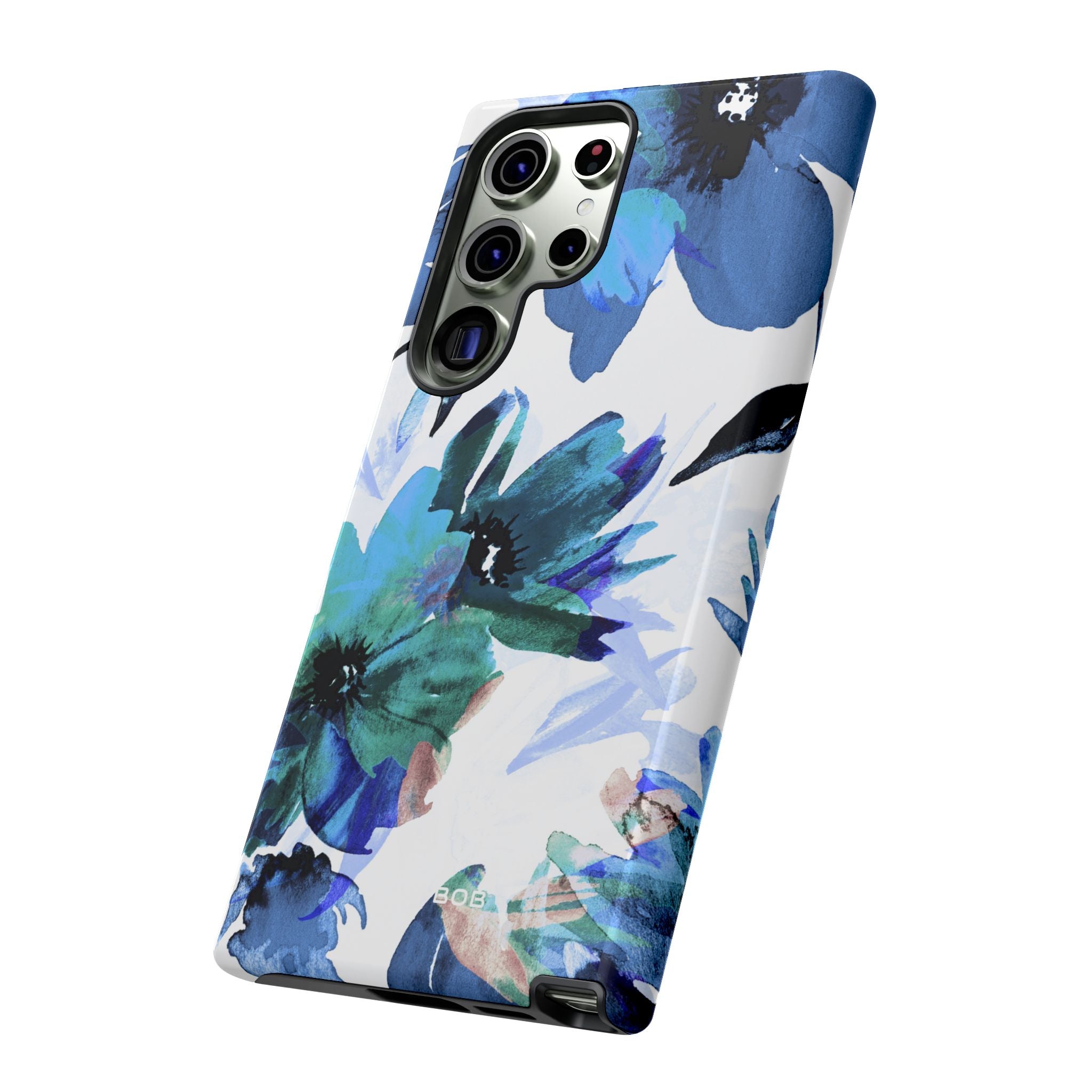 Blue Blossom Radiance Samsung S23 Ultra Case - Tough
