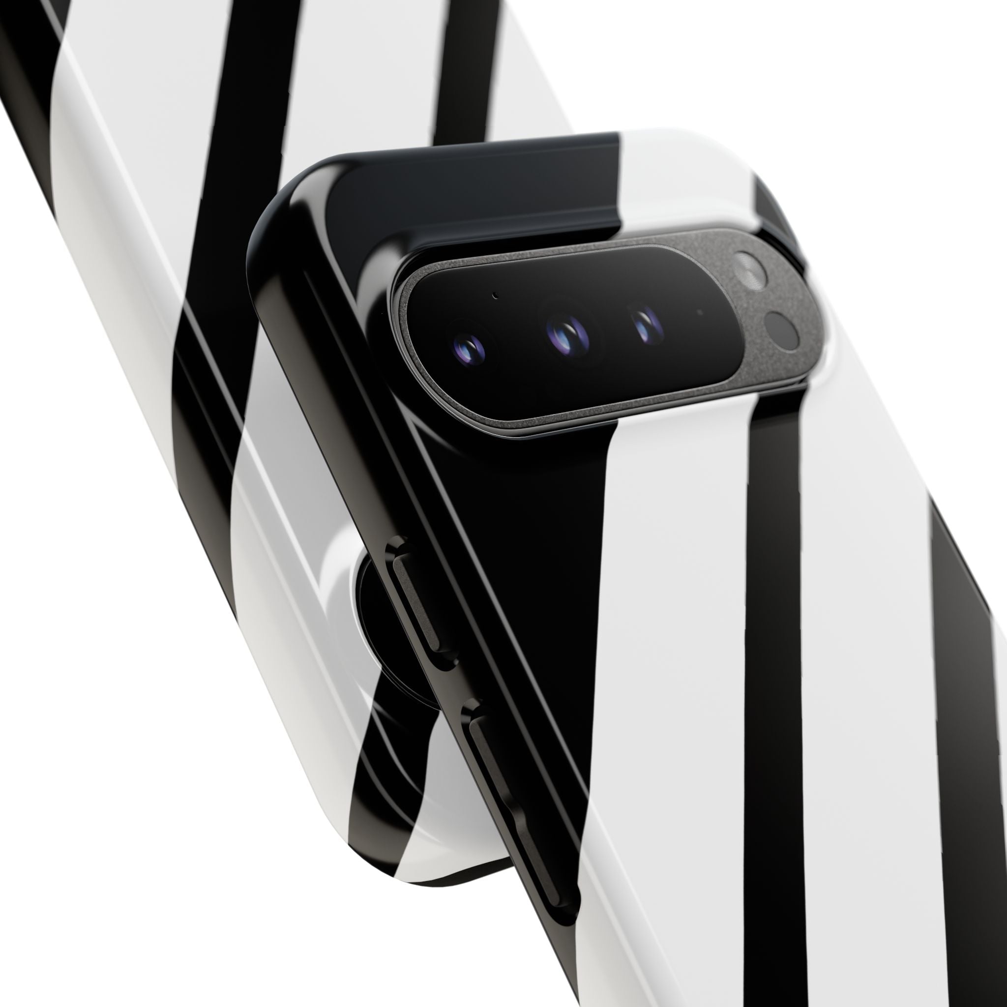 Diagonal Bands Noir Google Pixel 9 Pro XL Case - Tough