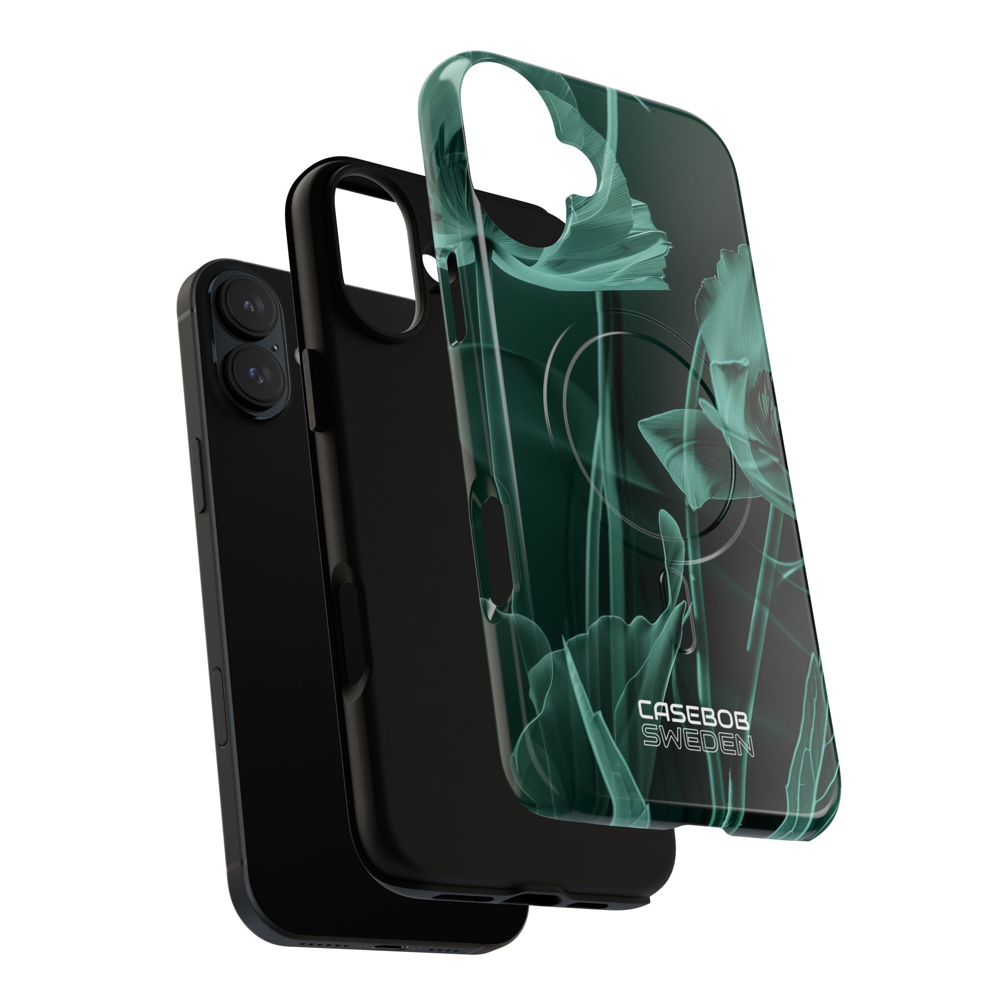 Teal Bloom Radiance iPhone 16 - Tough+