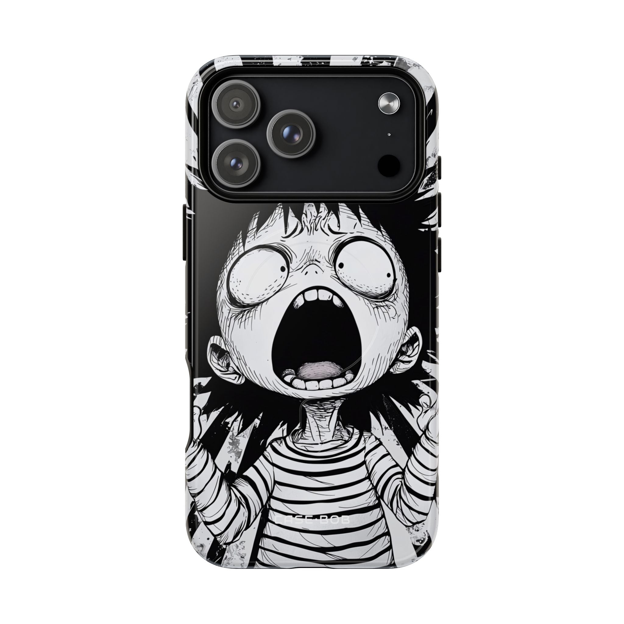 Screaming Stripes iPhone 17 Pro Max Case - Tough+
