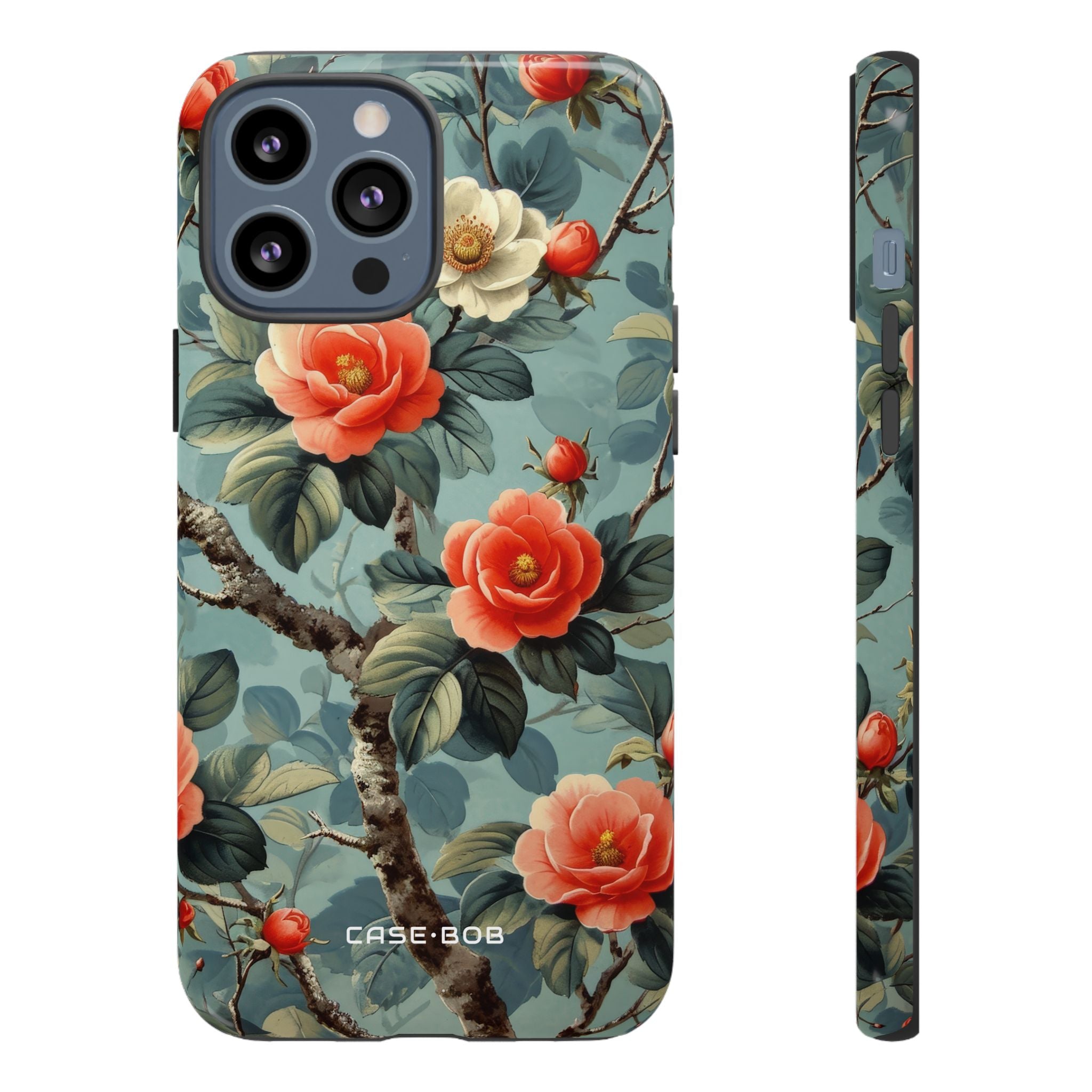 Coral Bloom iPhone 13 Pro Max Case - Tough