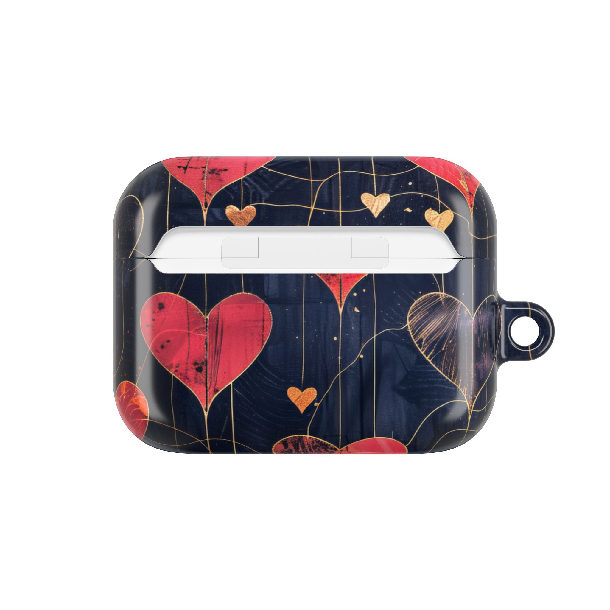 Rauhallinen sydänruudukko - AirPods Case