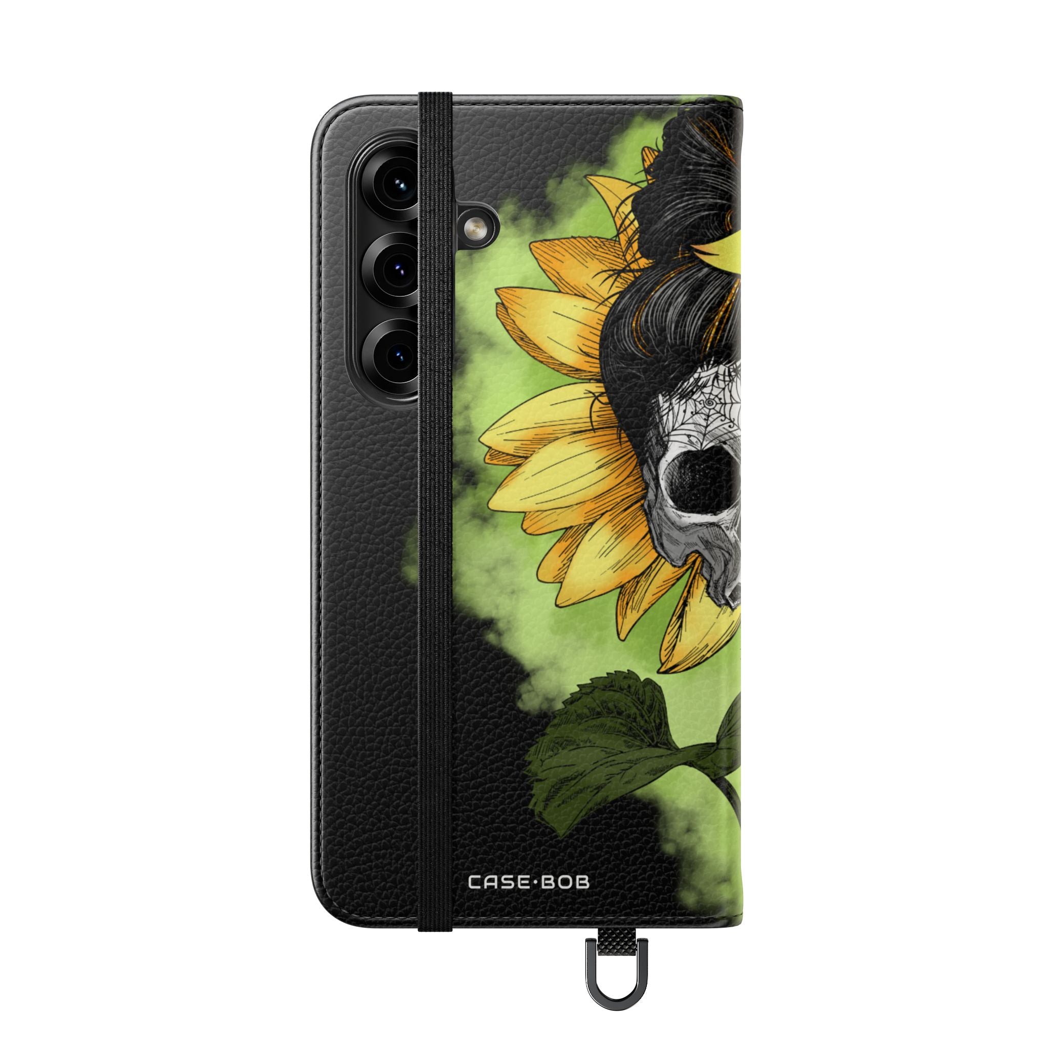 Skull Sunflower - Samsung S25 Case - Wallet