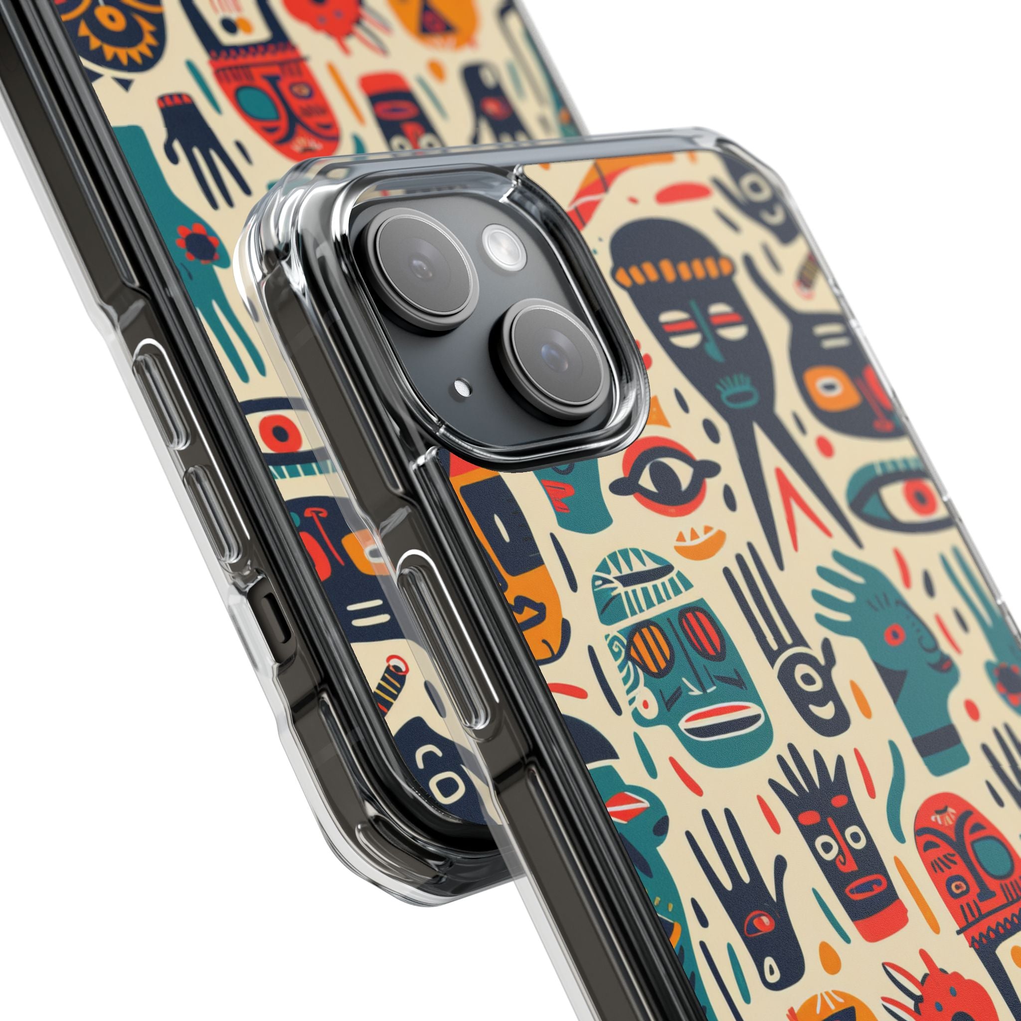 Vivid Faces iPhone 15 Plus Case - Impact