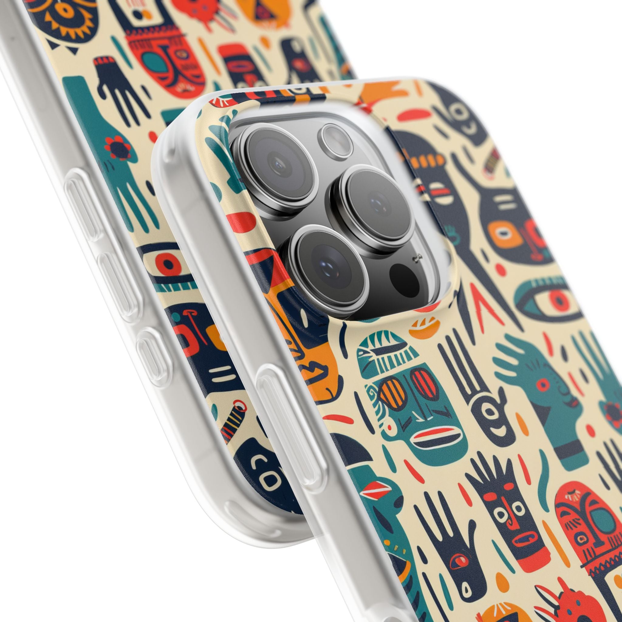 Vivid Faces iPhone 16 Pro Case - Soft