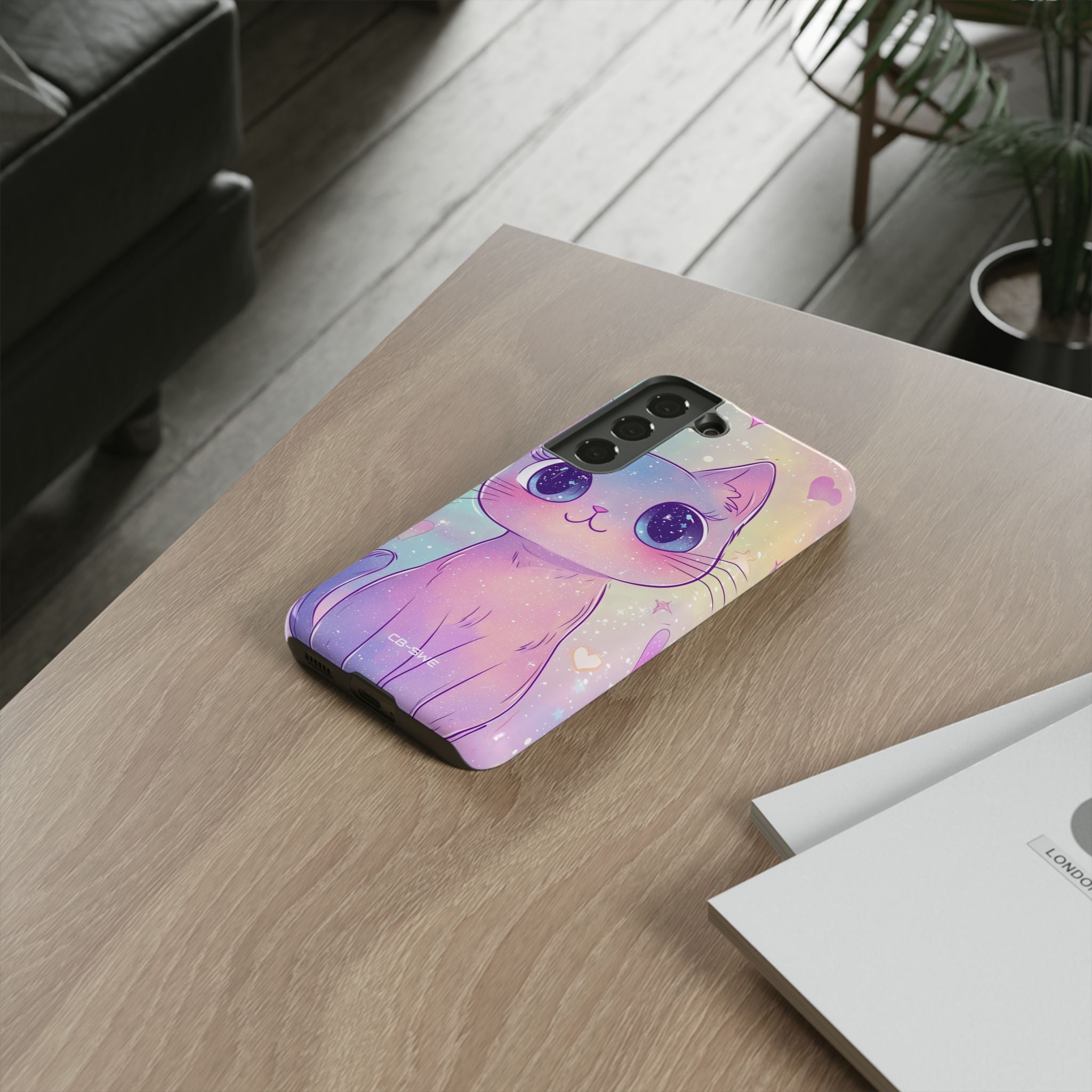 Sparkling Cat Smiles - Samsung Case