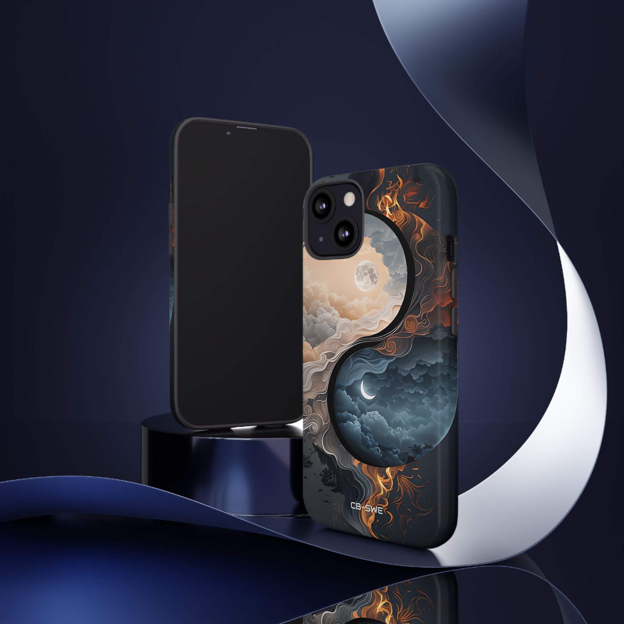 Moonlit Elemental Harmony - iPhone Case
