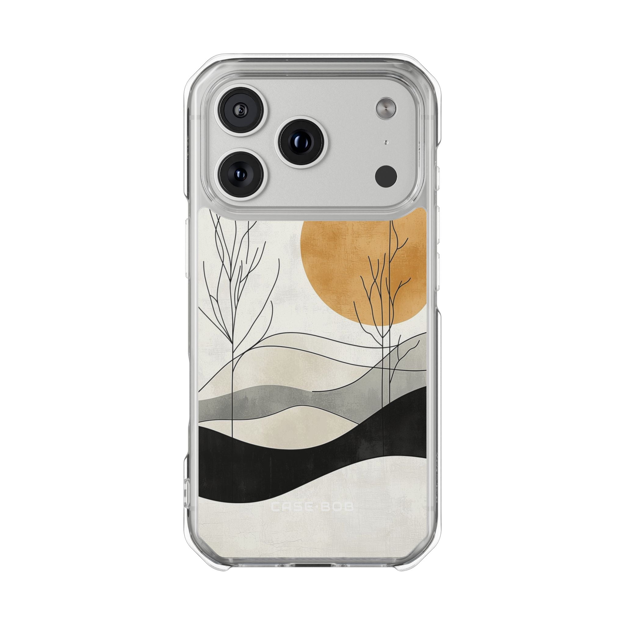 Orange Orbit iPhone 17 Pro Case - Impact