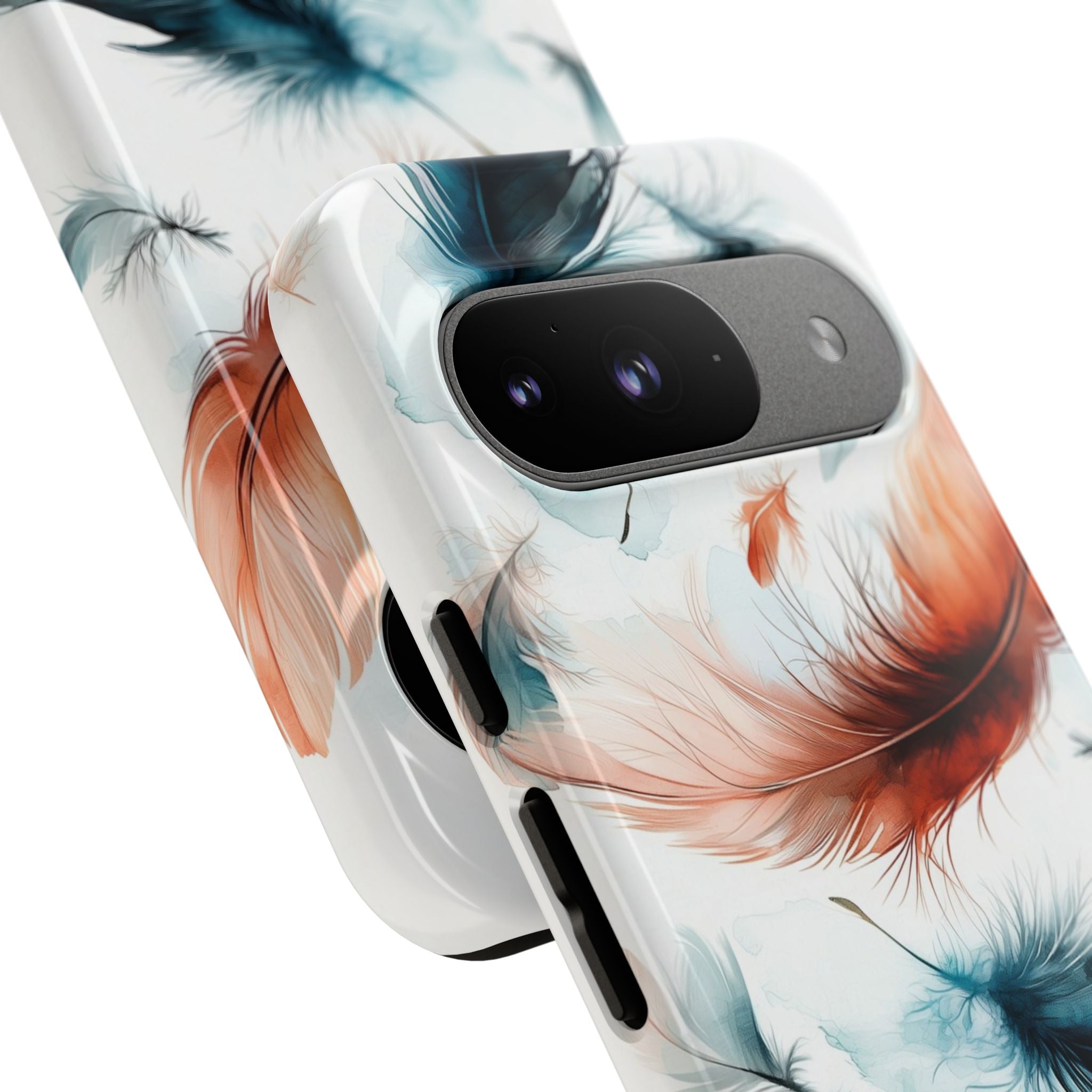Feathers Drift Softly - Google Pixel Case