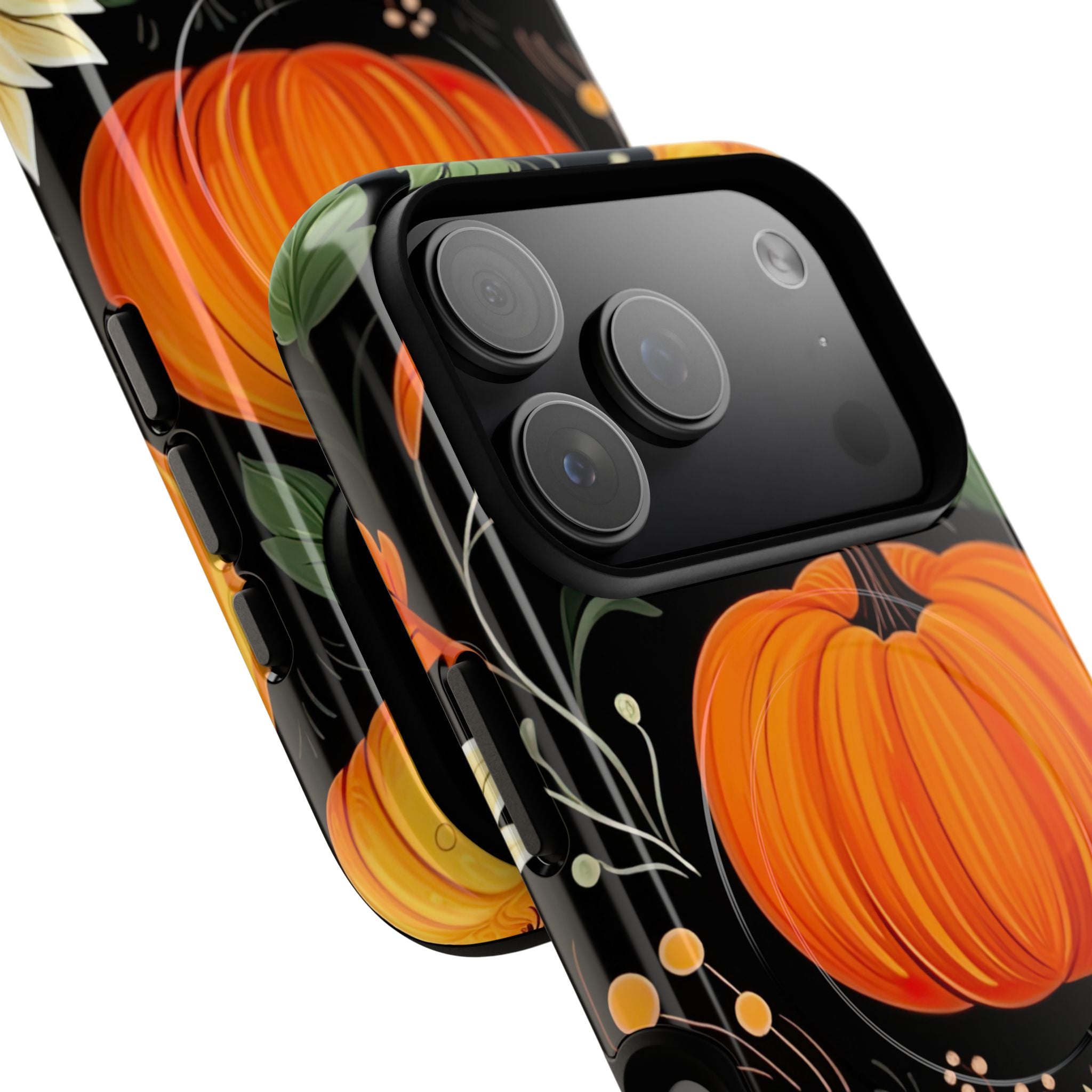 Pumpkin Glow iPhone 17 Pro Case - Tough+