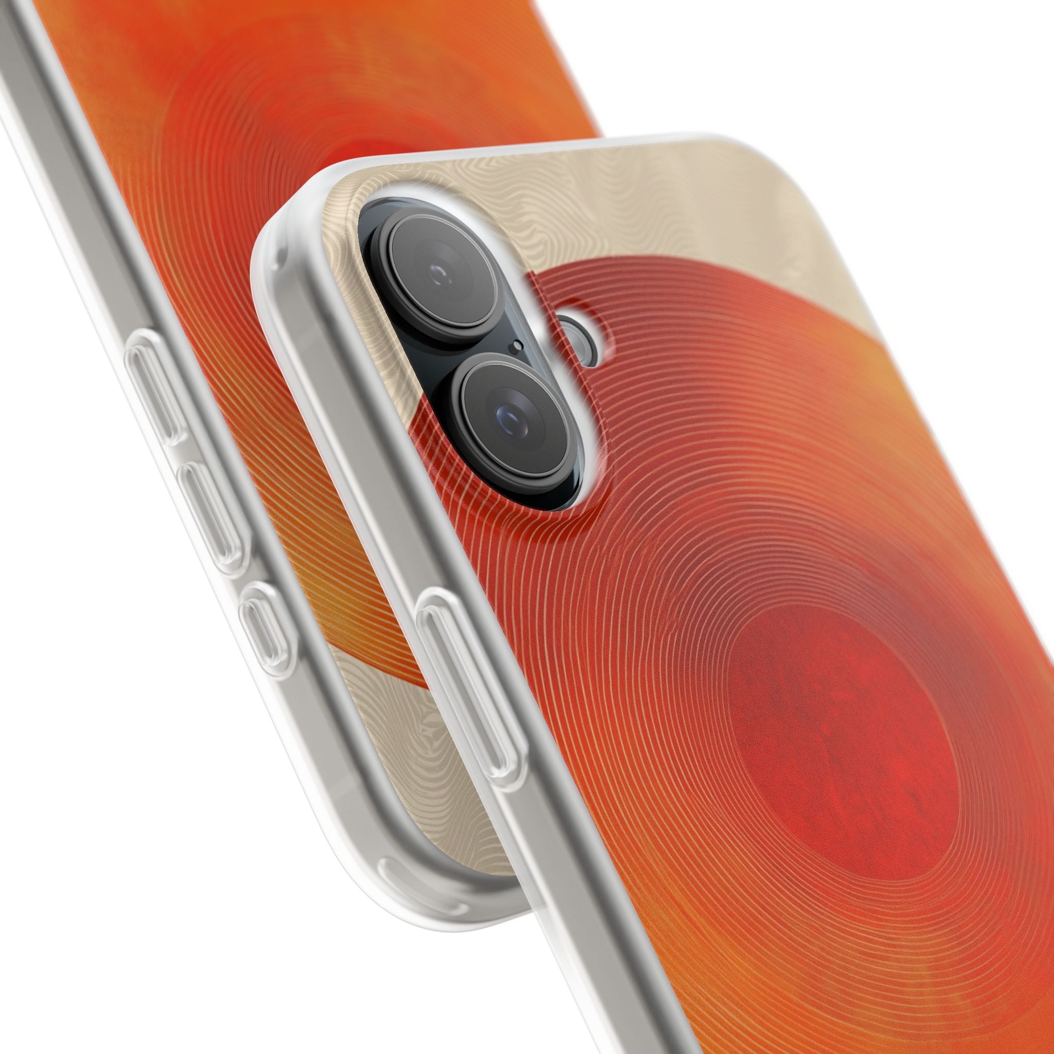 Sunburst Swirl iPhone 16 Plus Case - Soft