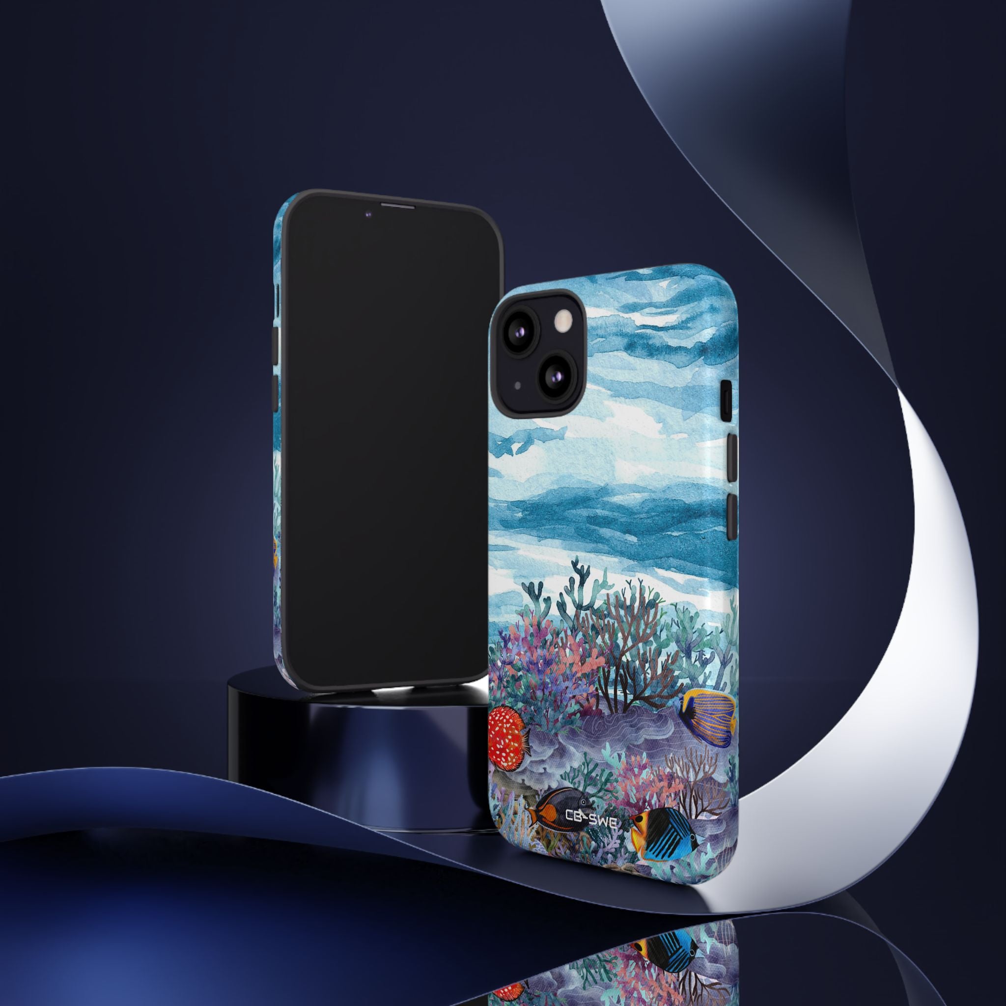 Aquatic Life Watercolors - iPhone Case