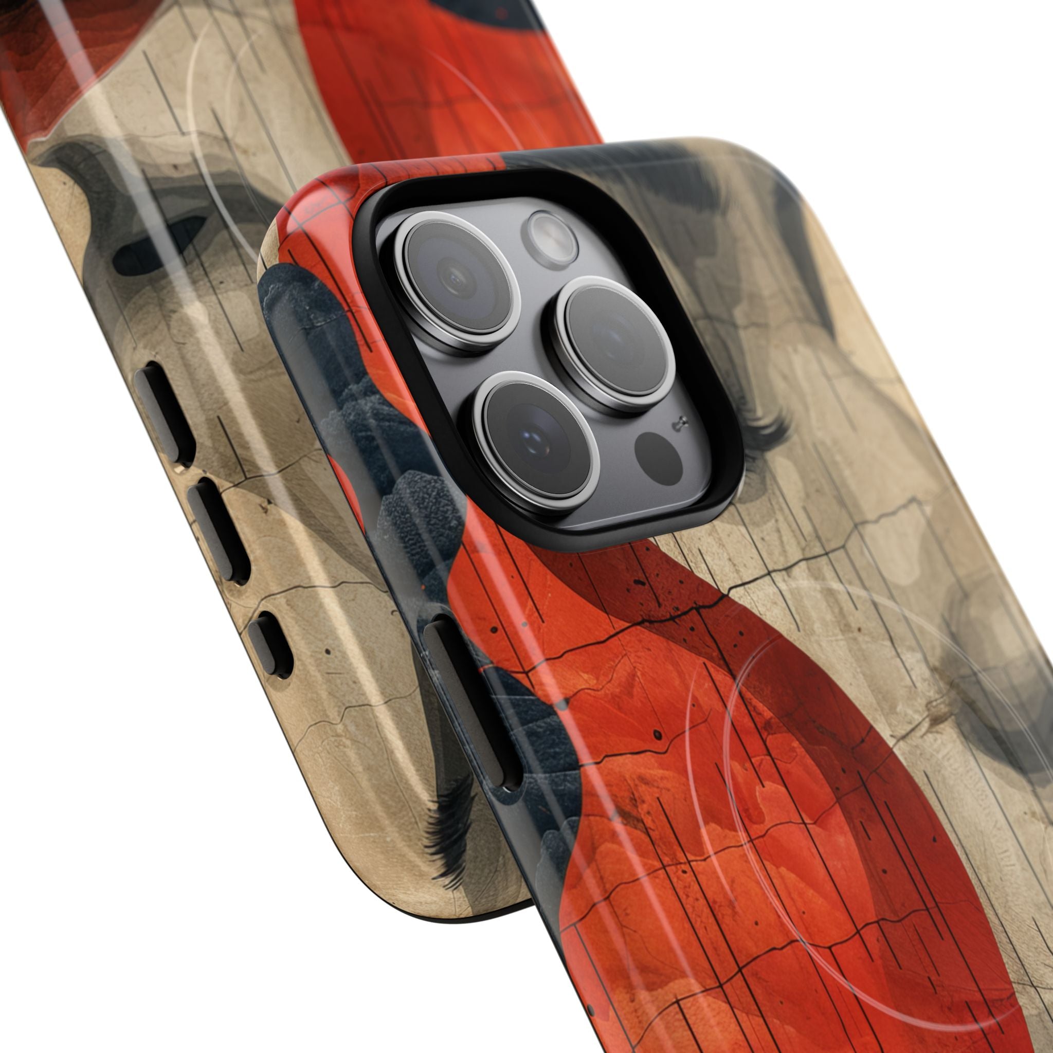 Crimson Flow Profile iPhone 15 - Tough+
