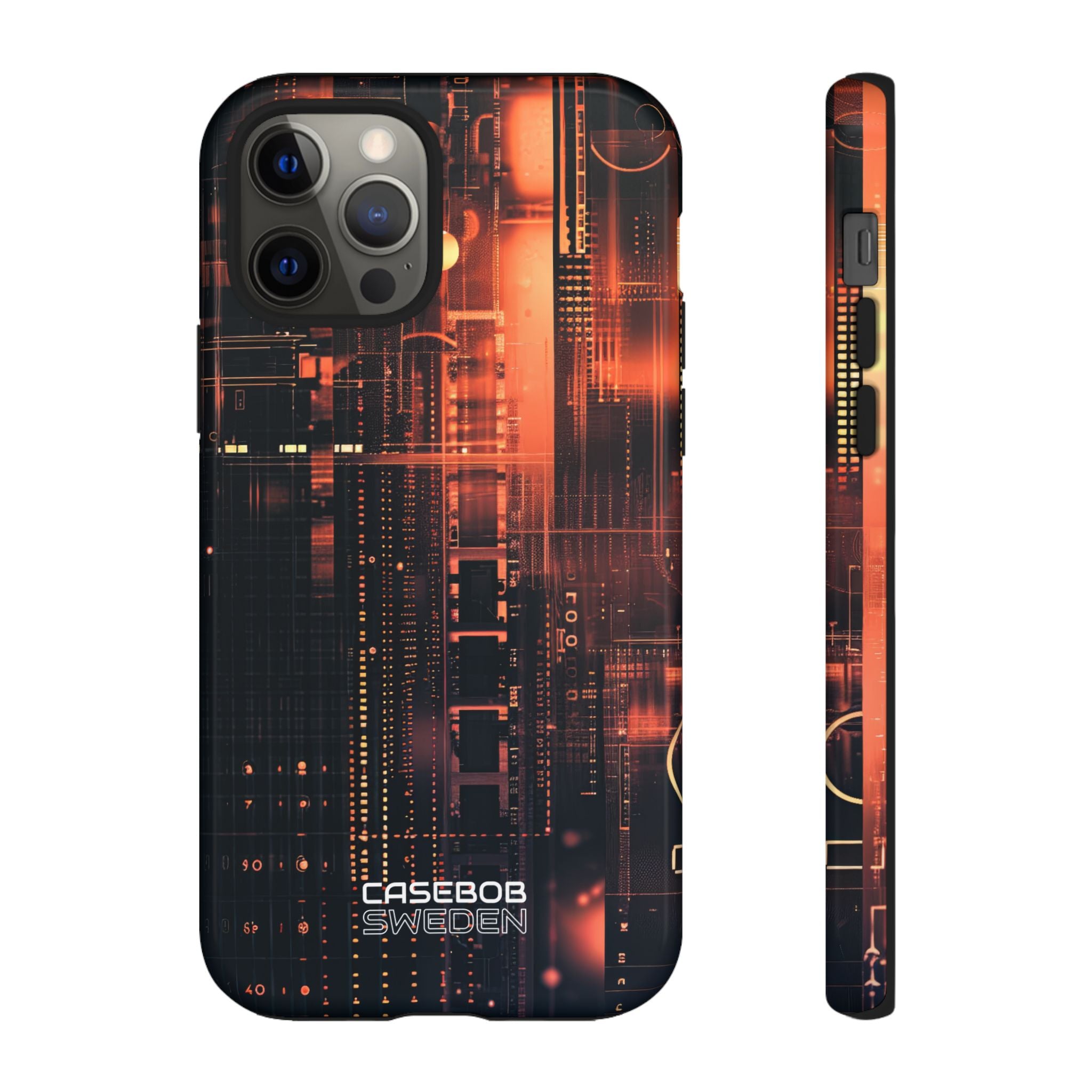 Neon Circuit Dreams iPhone 12 - Tough